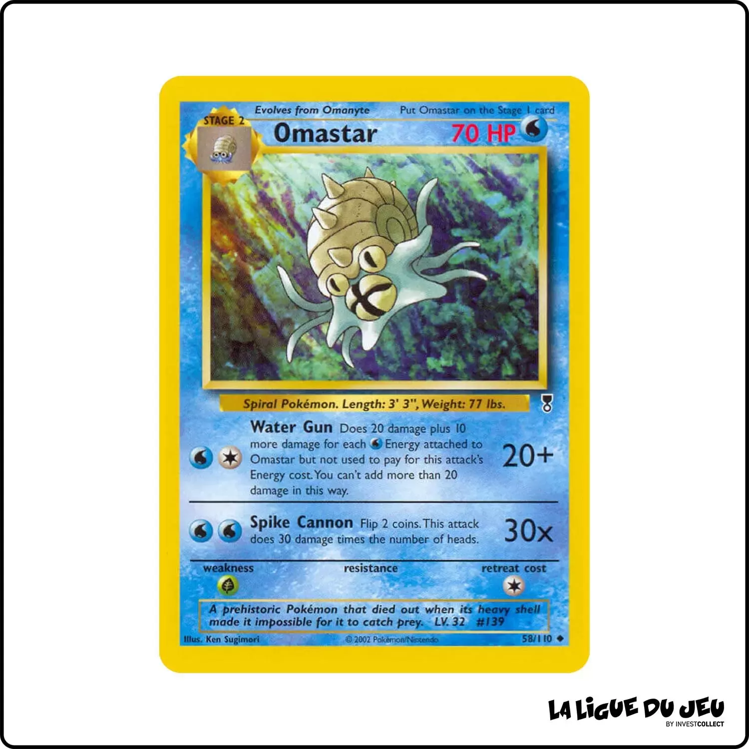 Peu commune - Pokemon - Legendary Collection - Omastar 58/110