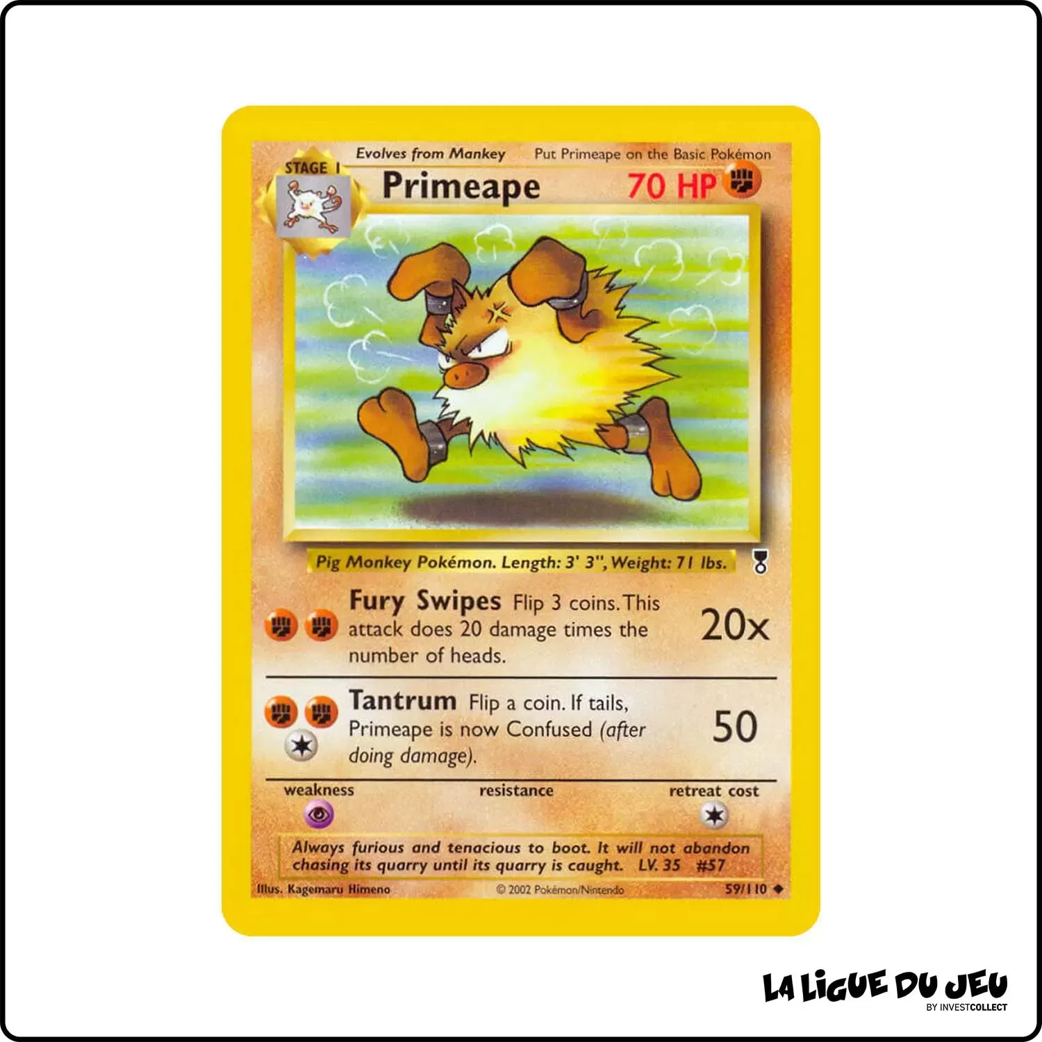 Peu commune - Pokemon - Legendary Collection - Primeape 59/110