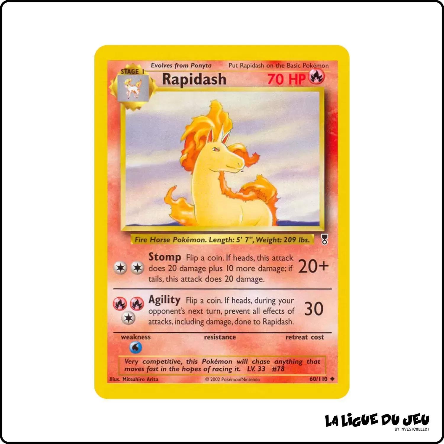 Peu commune - Pokemon - Legendary Collection - Rapidash 60/110