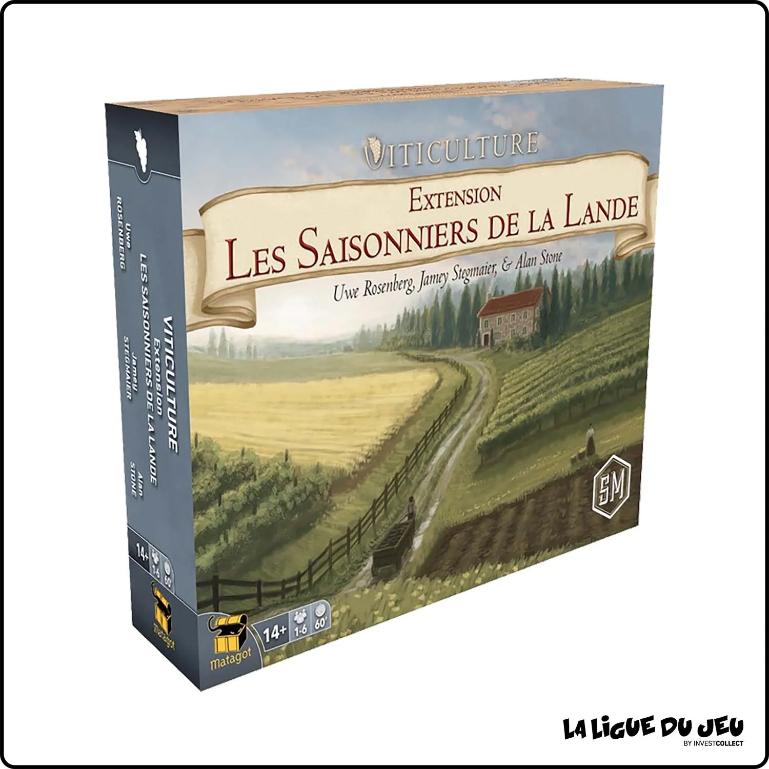 Stratégie - Jeu de Plateau - Viticulture - Les Saisonniers de la Lande (Ext.2)