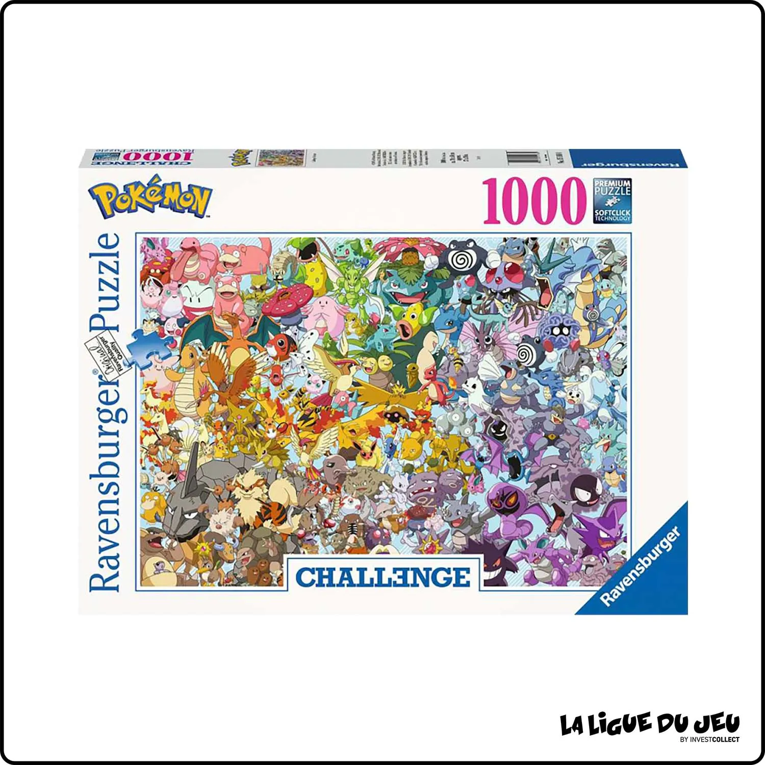 Réflexion - Puzzle - Pokemon : Challenge - 1000 pièces