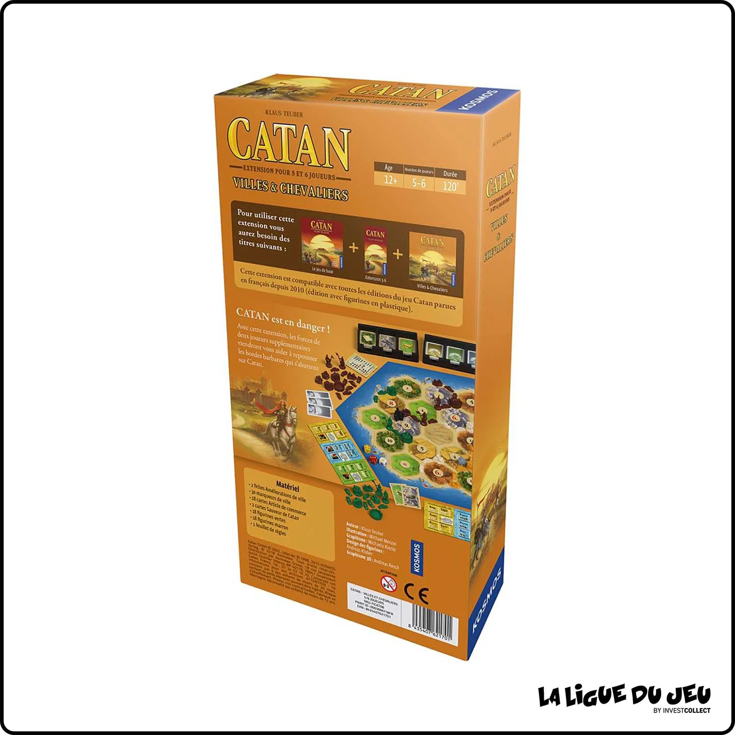 Gestion - Catan Villes & Chevaliers : Extension Pour 5 Et 6 Joueurs