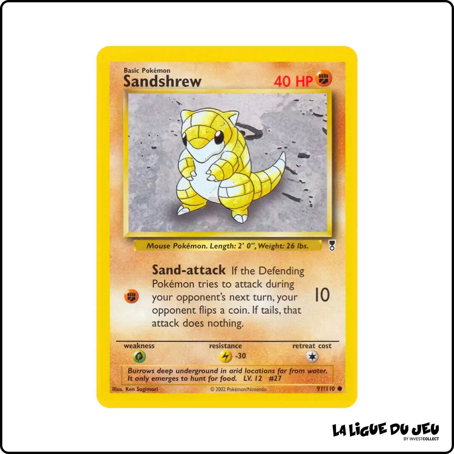 Commune - Pokemon - Legendary Collection - Sandshrew 91/110