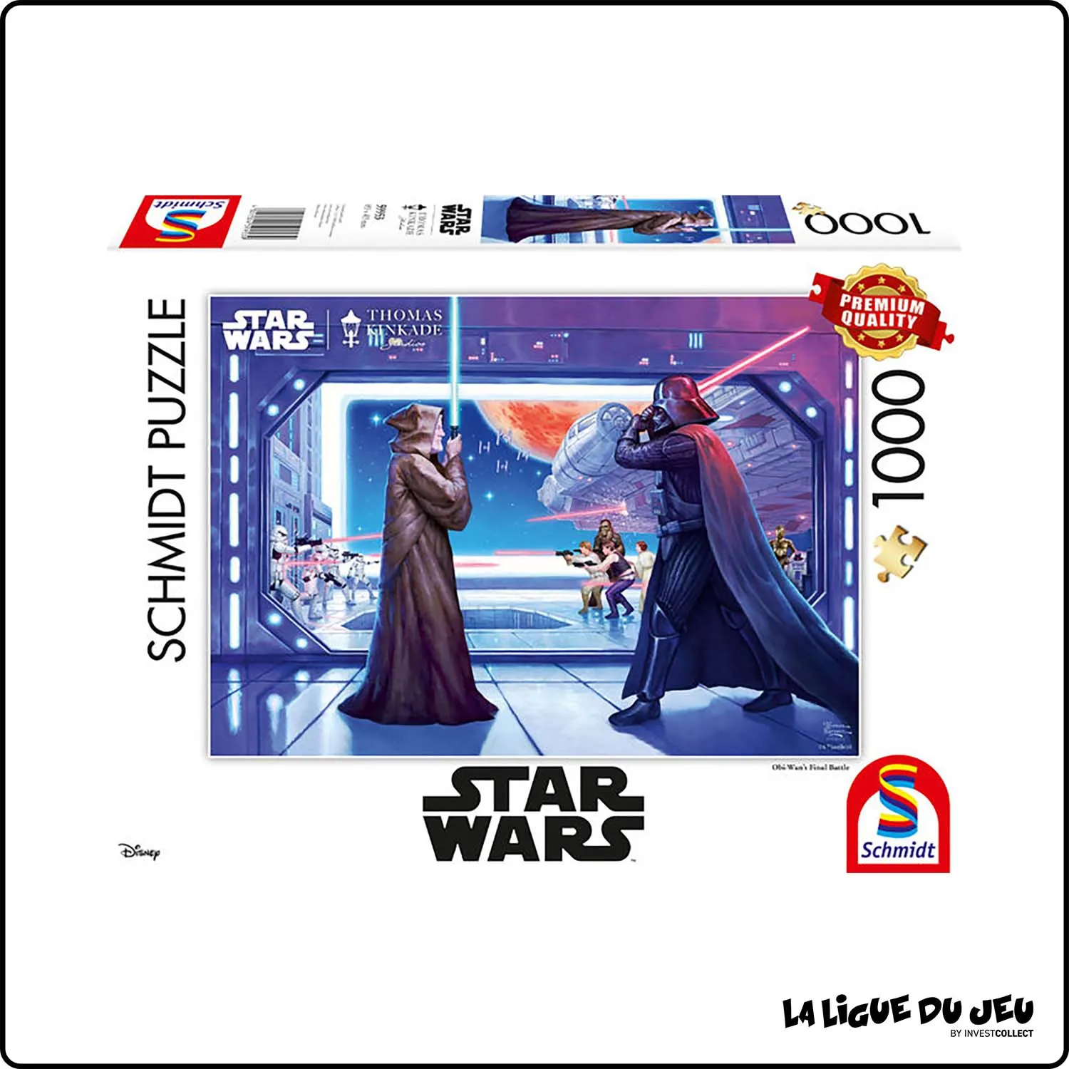 Réflexion - Puzzle Star Wars : La bataille finale d'Obi-Wan - 1000 Pièces