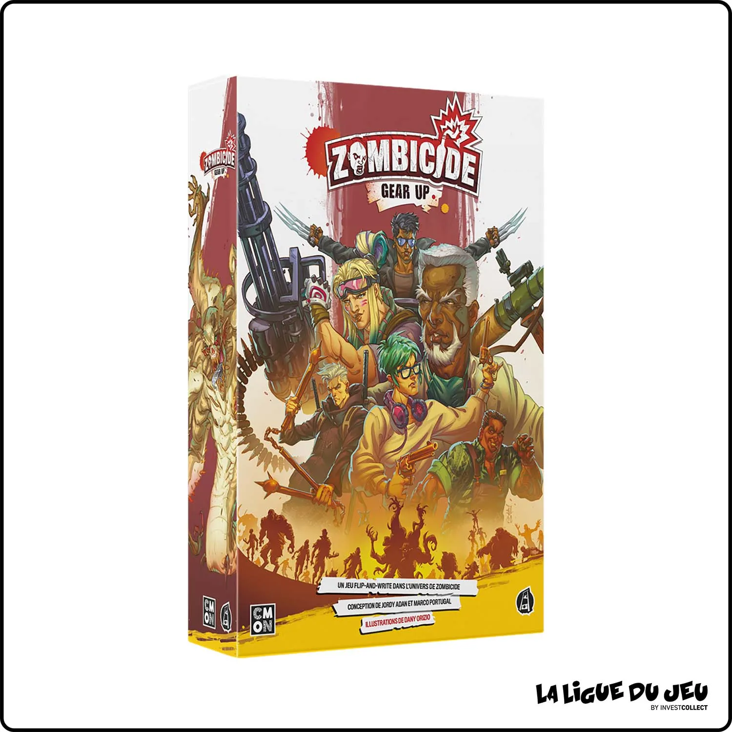 Roll and write - Coopératif - Zombicide Gear Up