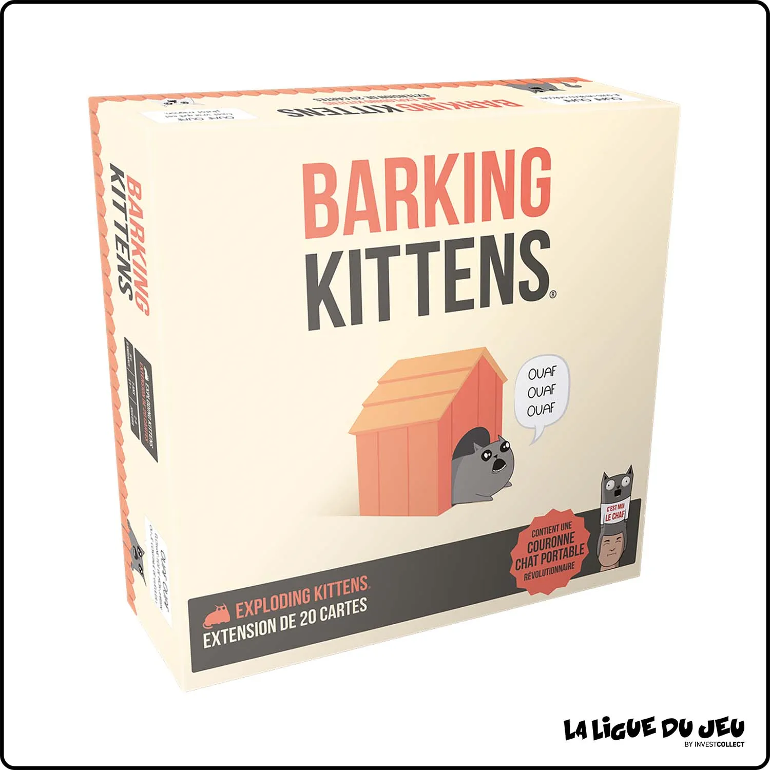 Jeu de Cartes - Exploding Kittens : Barking kittens