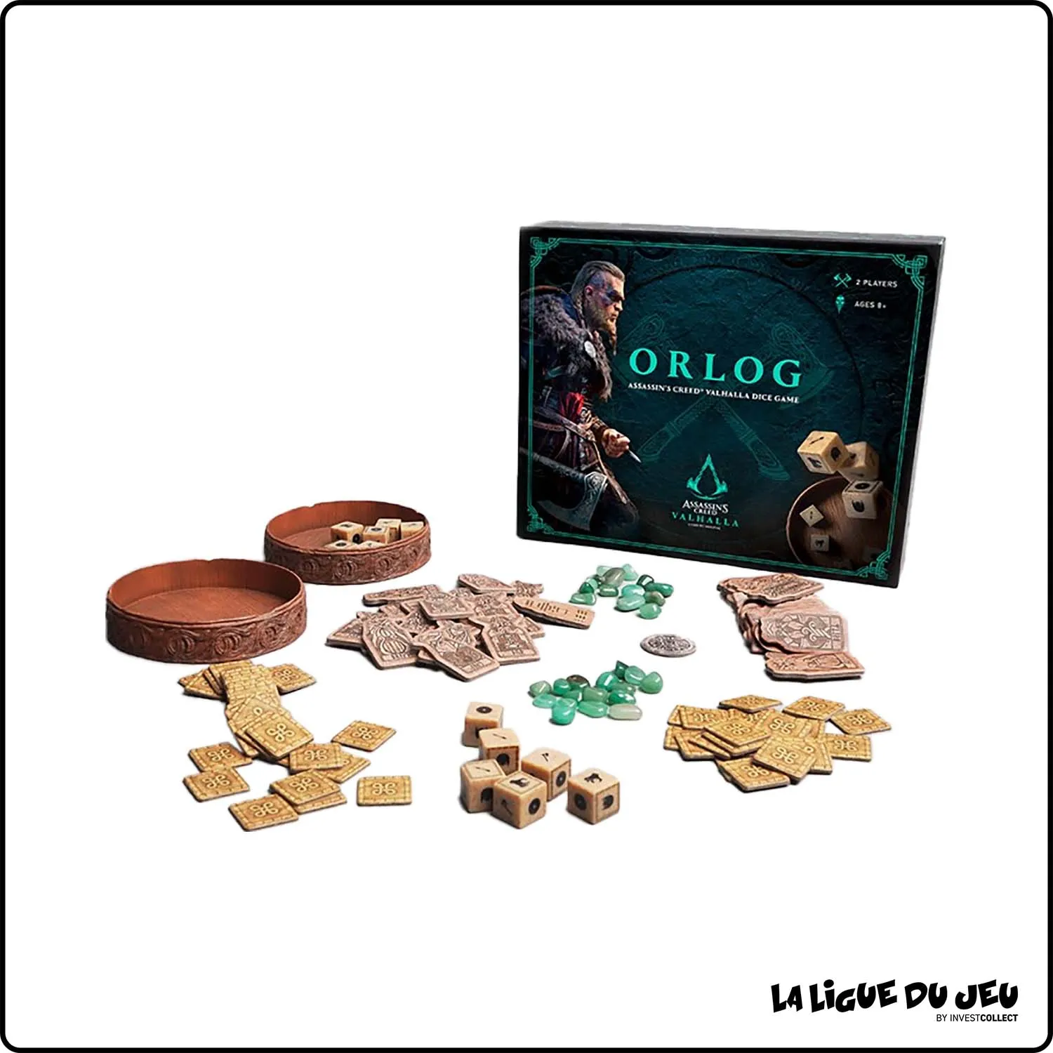 Stratégie - Jeu de Dés - Assassin's Creed : Valhalla Orlog Dice Game