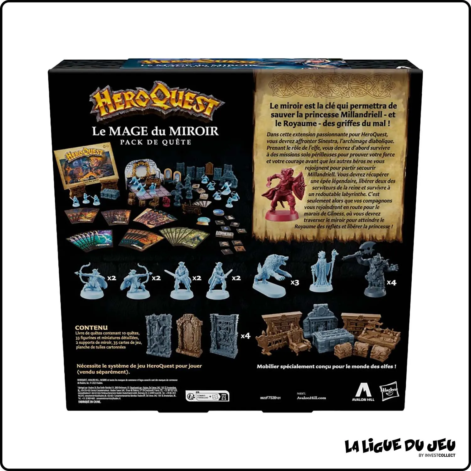 Jeu de plateau - Figurine - Aventure - HeroQuest - Extension : Le Mage du Miroir