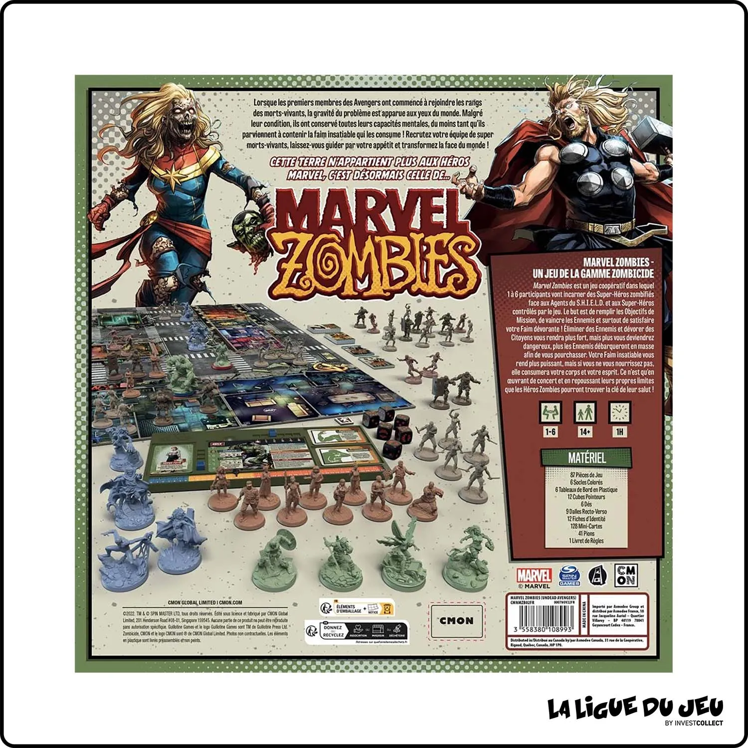 Figurine - Jeu de Plateau - Zombicide : Marvel Zombies