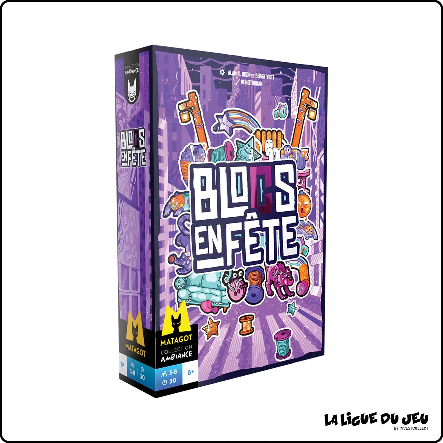 Jeu Déduction -  Jeu de Cartes - Blocs en Fête