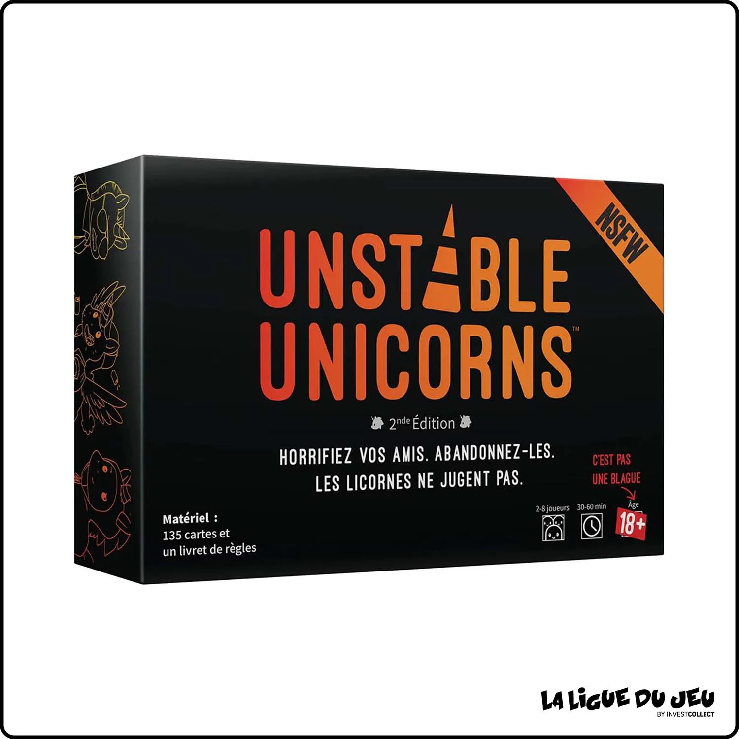 Stratégie - Jeu de Cartes - Unstable Unicorns - NSFW