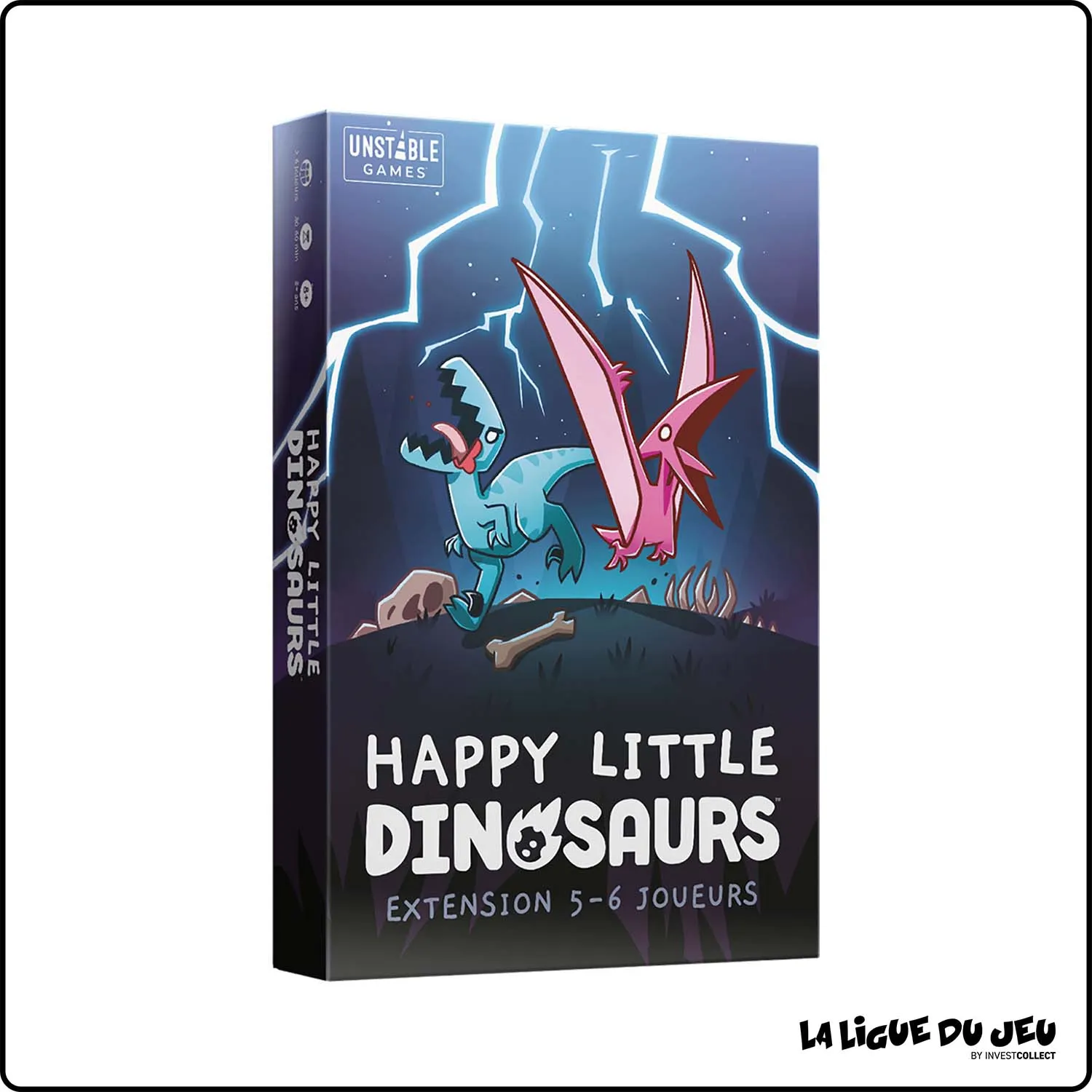 Stratégie - Jeu de Cartes - Happy Little Dinosaurs - Extension 5-6 Joueurs