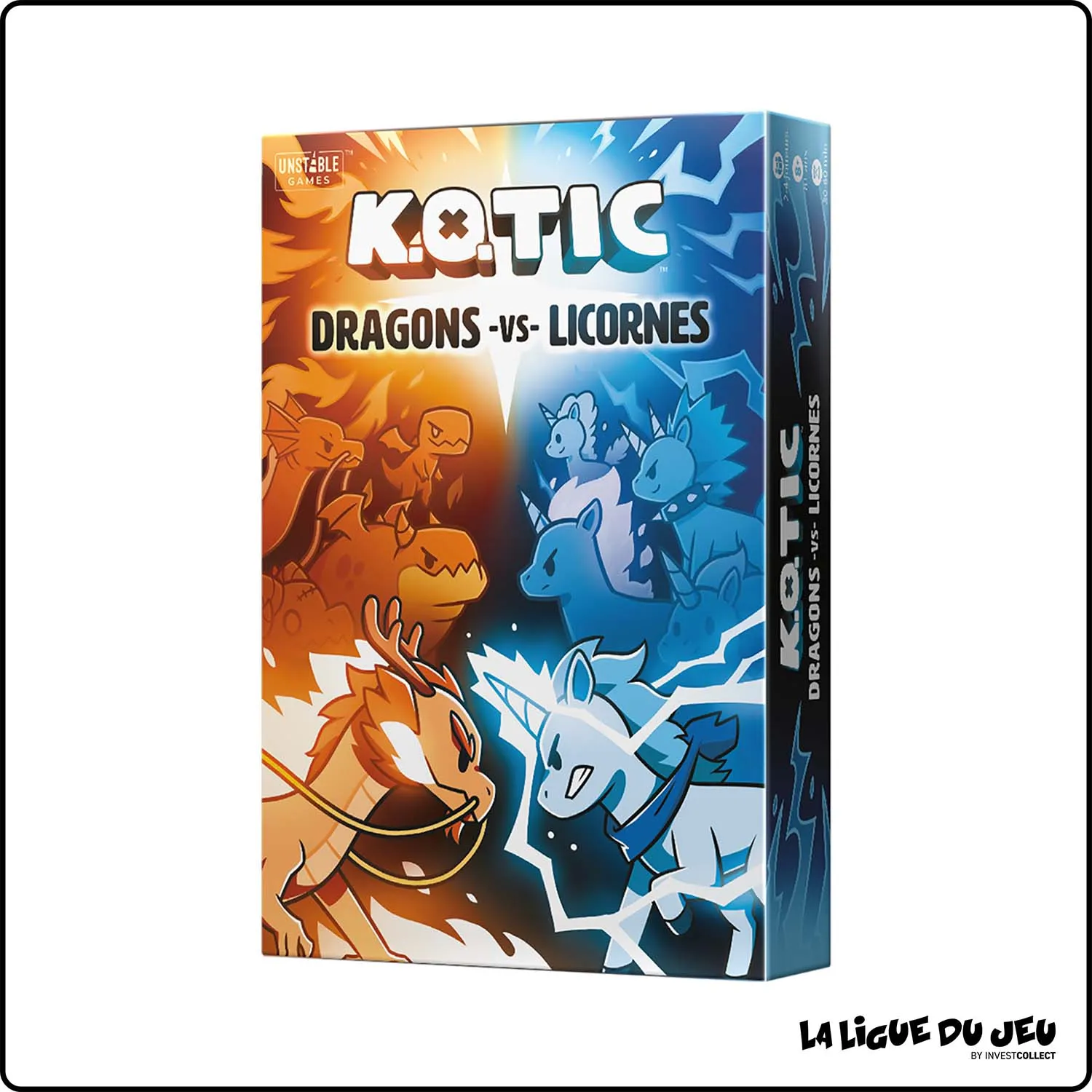 Stratégie - Jeu de Cartes - K.O.Tic - Dragon VS Licornes