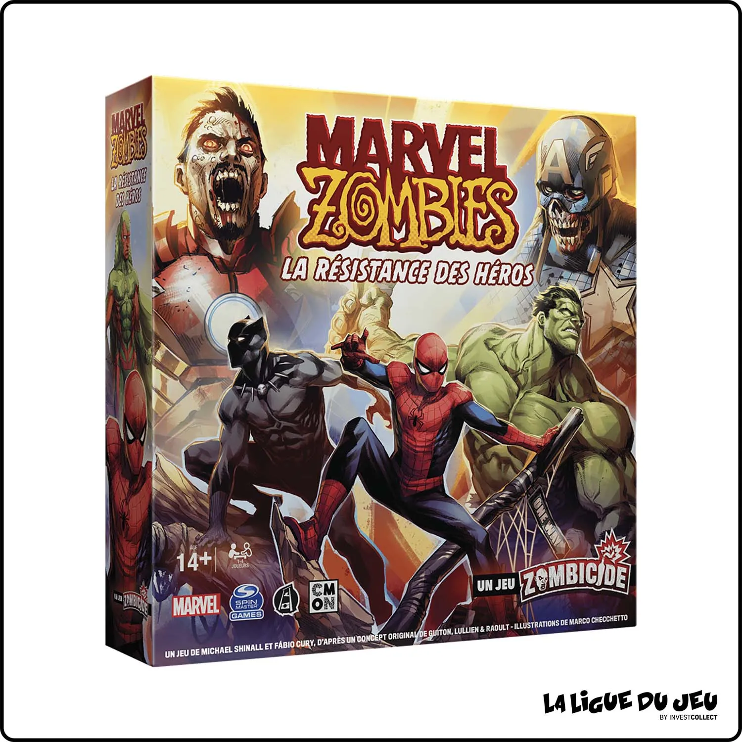 Figurine - Jeu de Plateau - Zombicide : Marvel Zombies - La Résistance des Héros