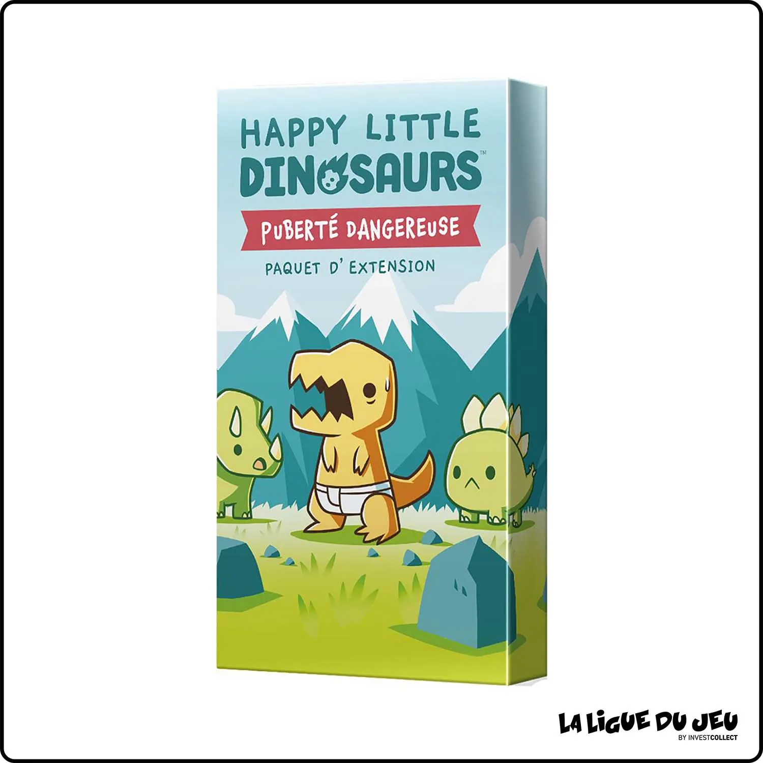 Stratégie - Jeu de Cartes - Happy Little Dinosaurs - Extension Puberté Dangereuse