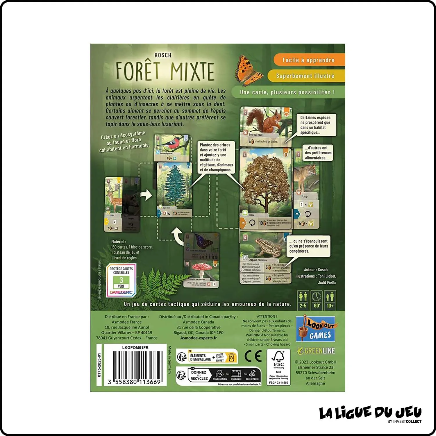 Gestion - Jeu de Cartes - Forêt Mixte