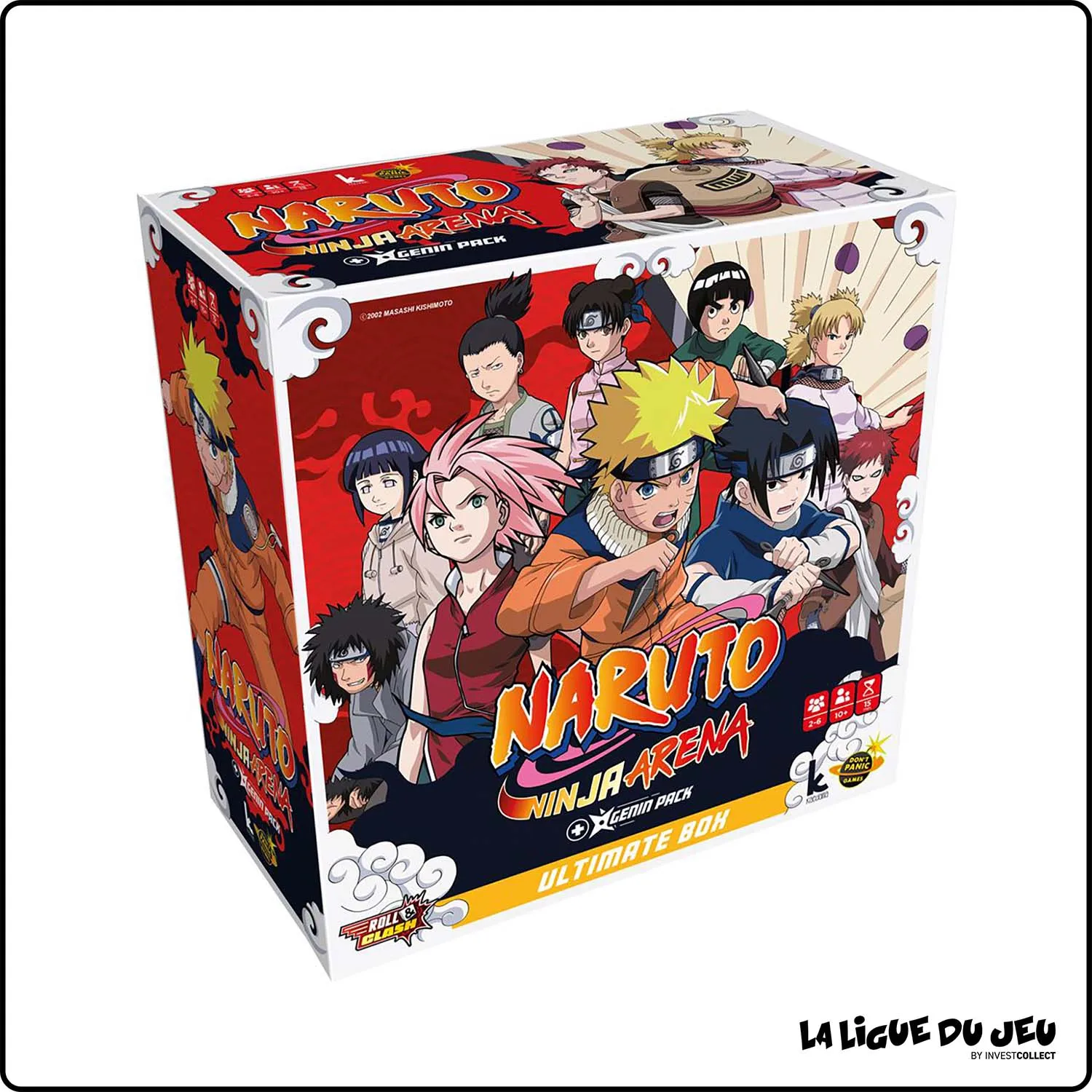 Jeu de Dé - Roll & Clash - Naruto Ninja Arena + Genin Pack - Ultimate Box