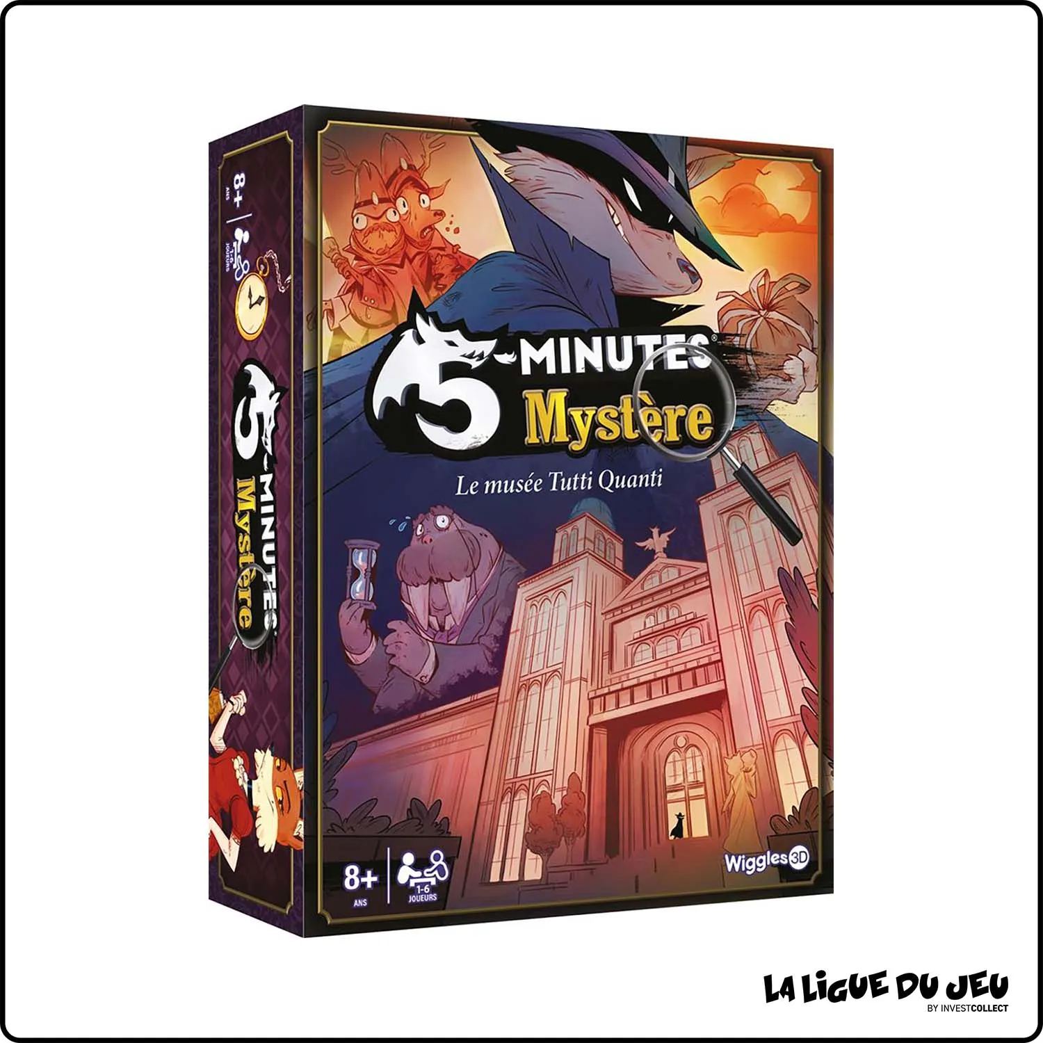 Jeu de plateau - Jeu d'enquête - 5 Minutes Mystère - Le Musée Tutti Quanti