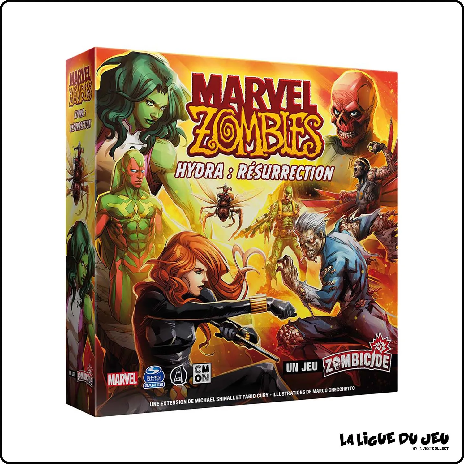 Figurine - Jeu de Plateau - Zombicide : Marvel Zombies - Hydra : Résurrection