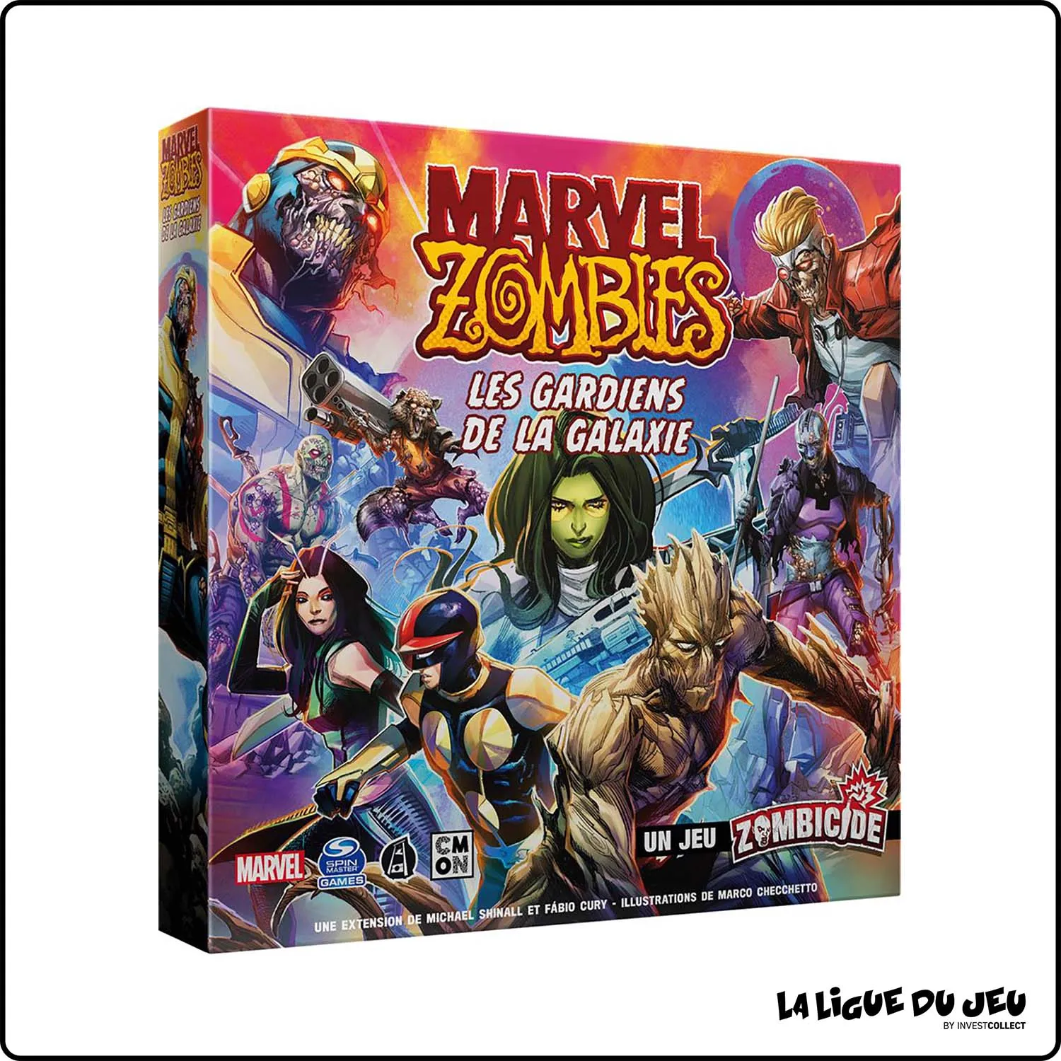 Figurine - Jeu de Plateau - Zombicide : Marvel Zombies - Les Gardiens de la Galaxie