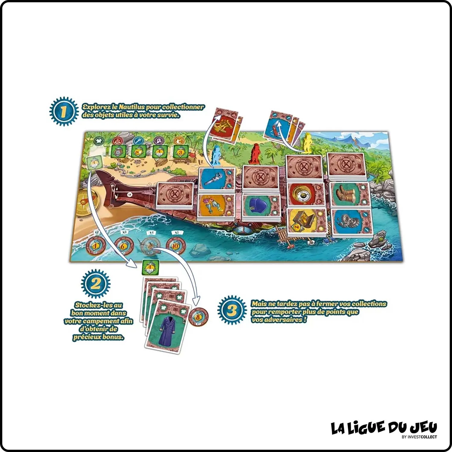 Collection de cartes - Nautilus Island