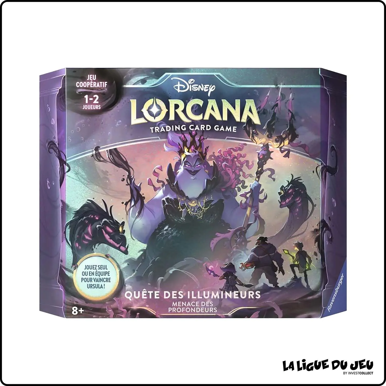 Coffret - Lorcana - Le Retour d'Ursula - Coffret des Illumineurs : Menace des Profondeurs - Scellé - Français