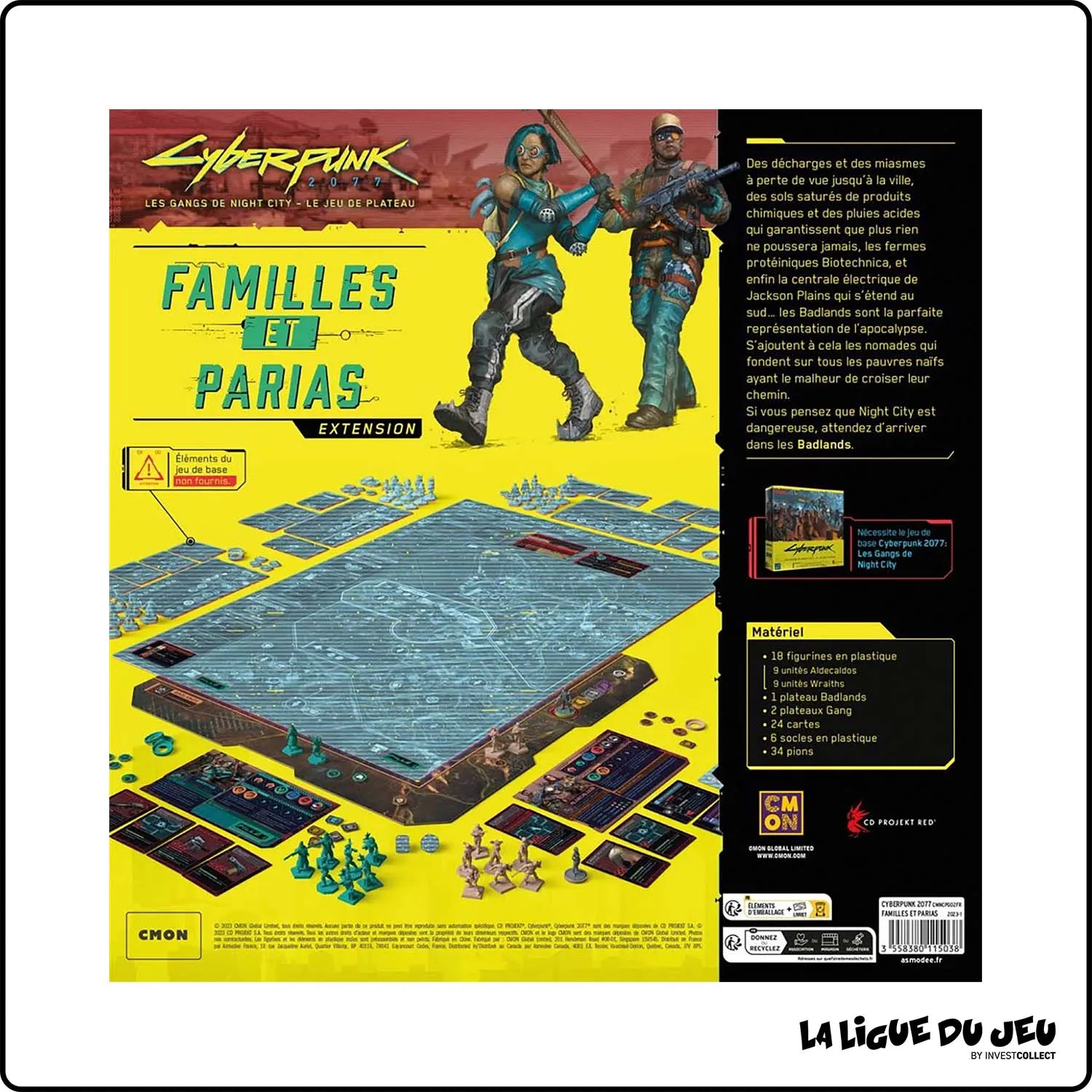 Figurine - Jeu de Plateau - Cyberpunk 2077 : Gangs of Night City - Extension : Familles et Parias