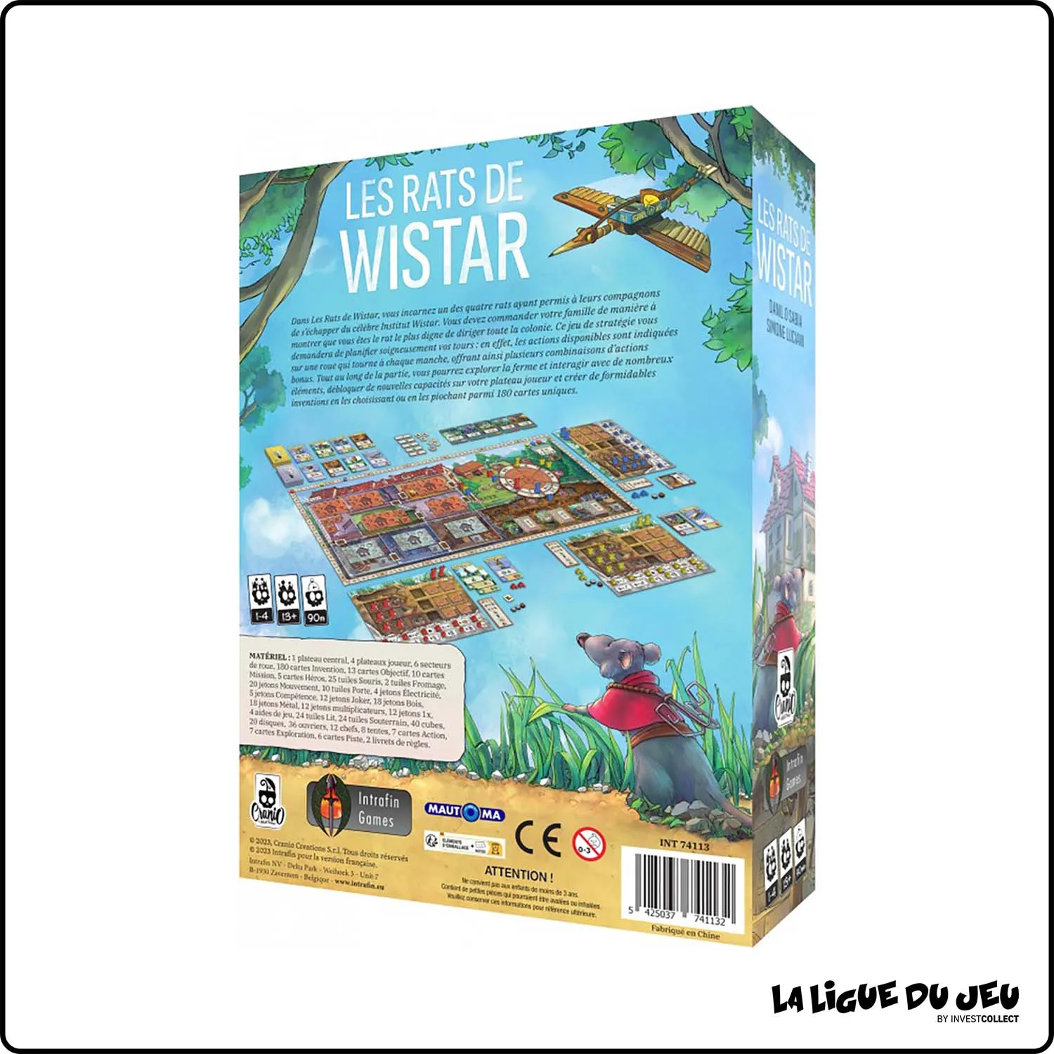 Gestion de ressource - Jeu de Plateau - Les Rats de Wistar