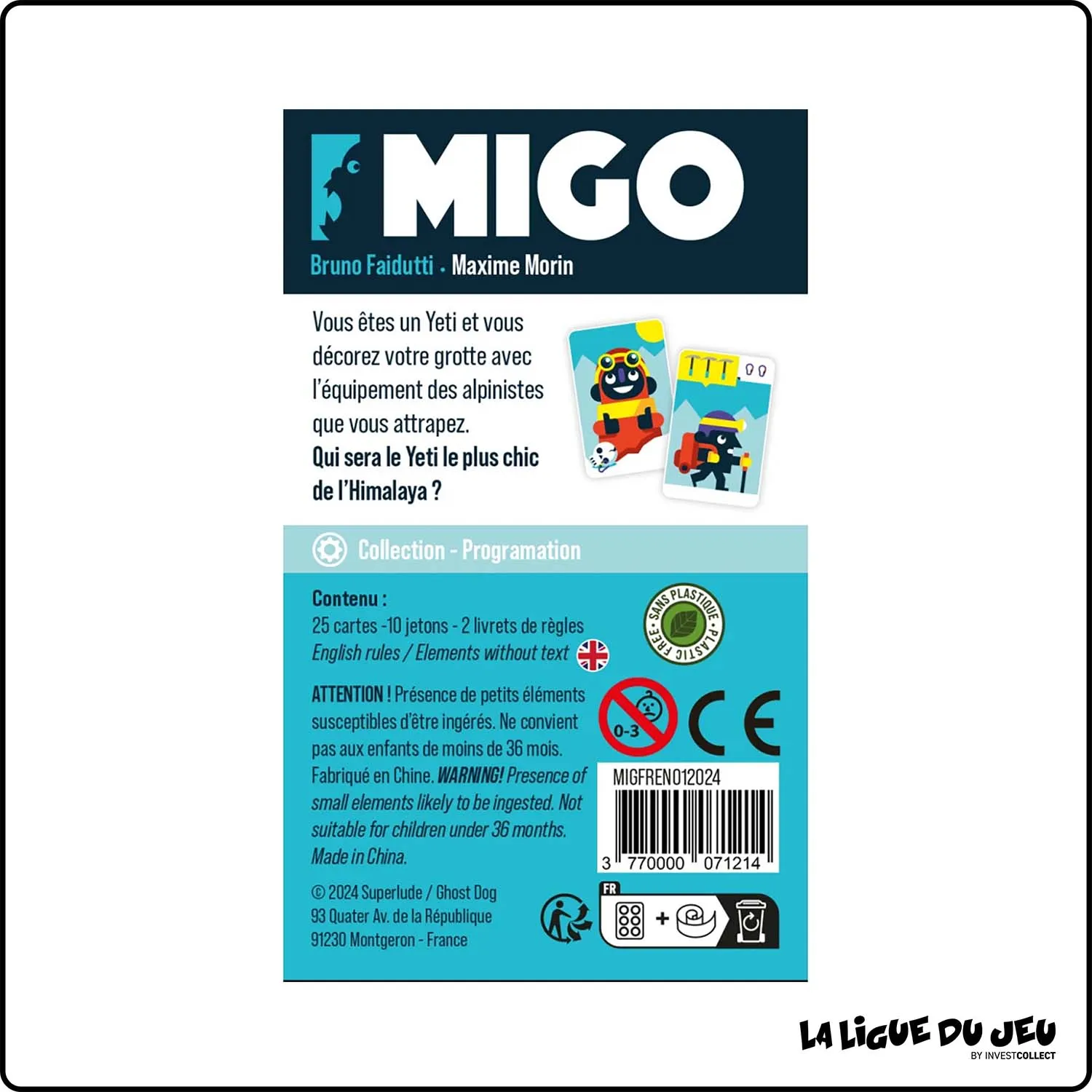 Jeu de cartes - Collection - Migo