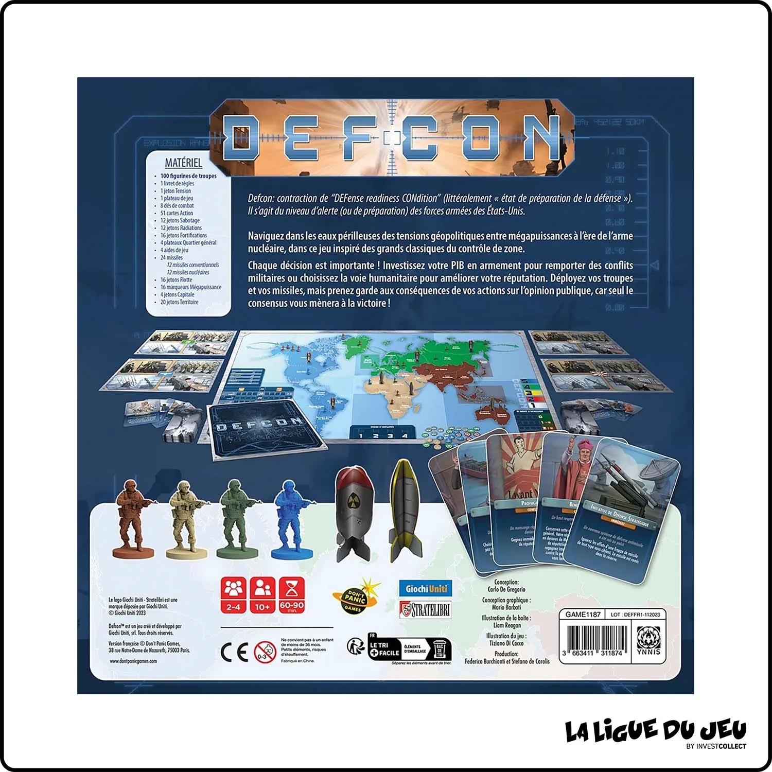 Jeu de Plateau - Stratégie - Defcon