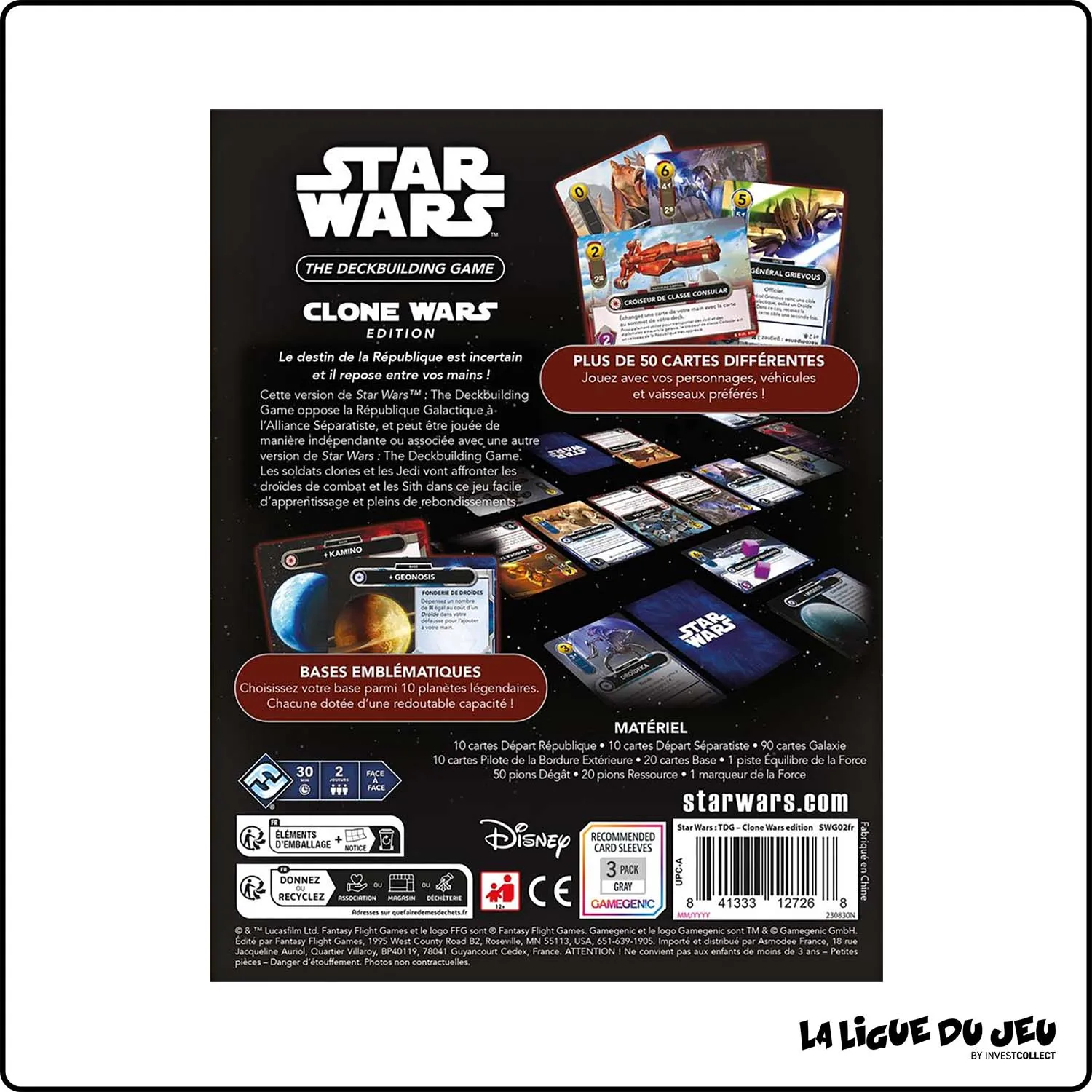 Stratégie - Deck-Building - Star Wars: The Deckbuilding Game - Clone Wars