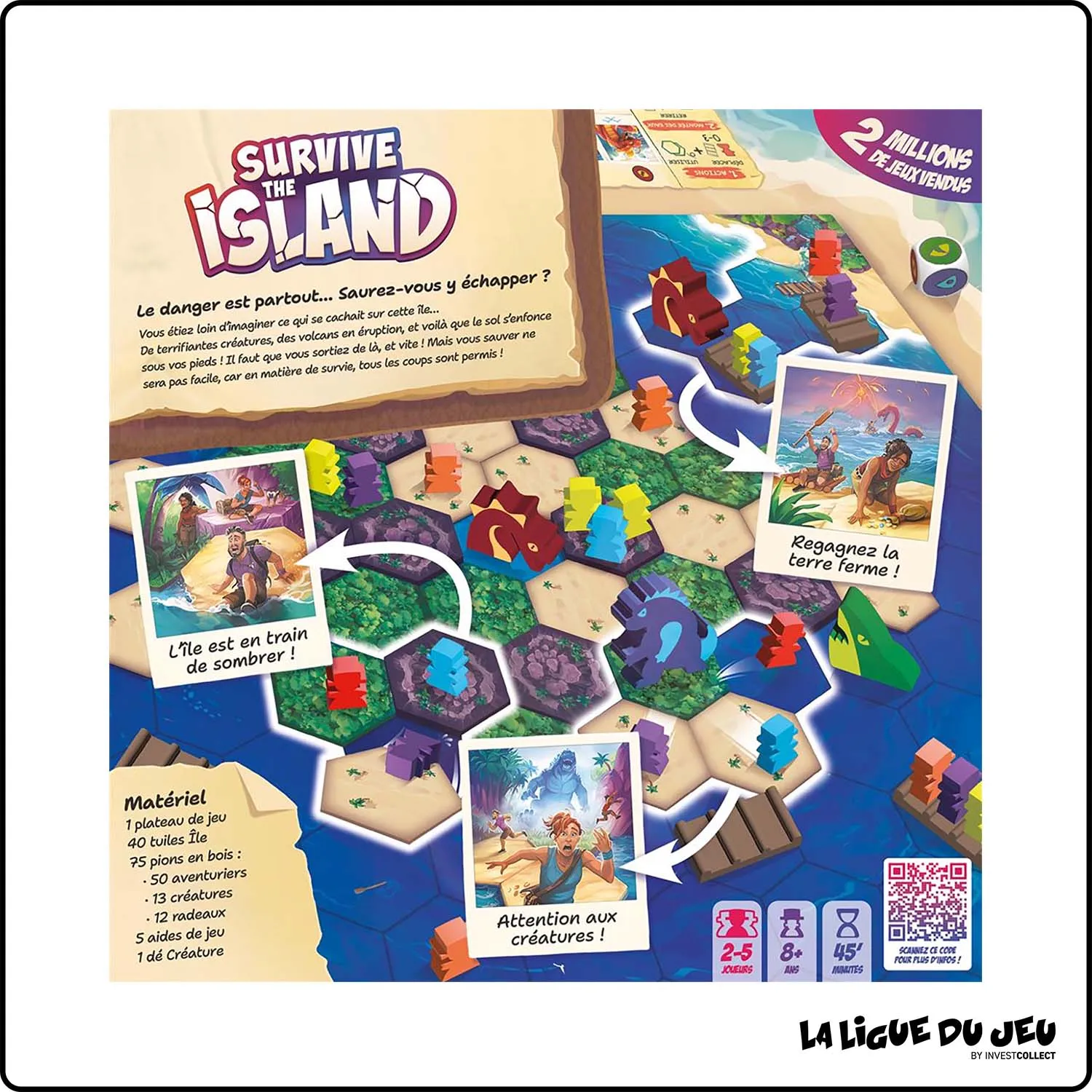 Jeu de Plateau - Aventure - Survive The Island