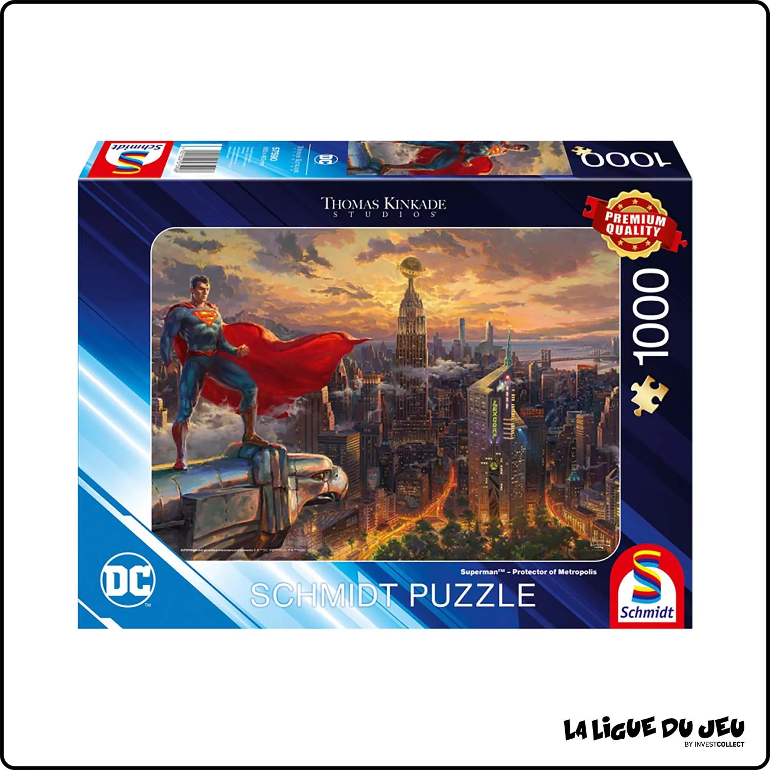 Puzzle - DC Comics - Superman - Protecteur de Métropolis -1000 Pieces