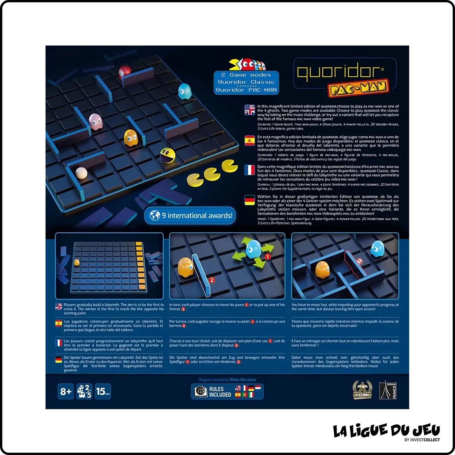 Placement de tuile - Quoridor Pac-Man