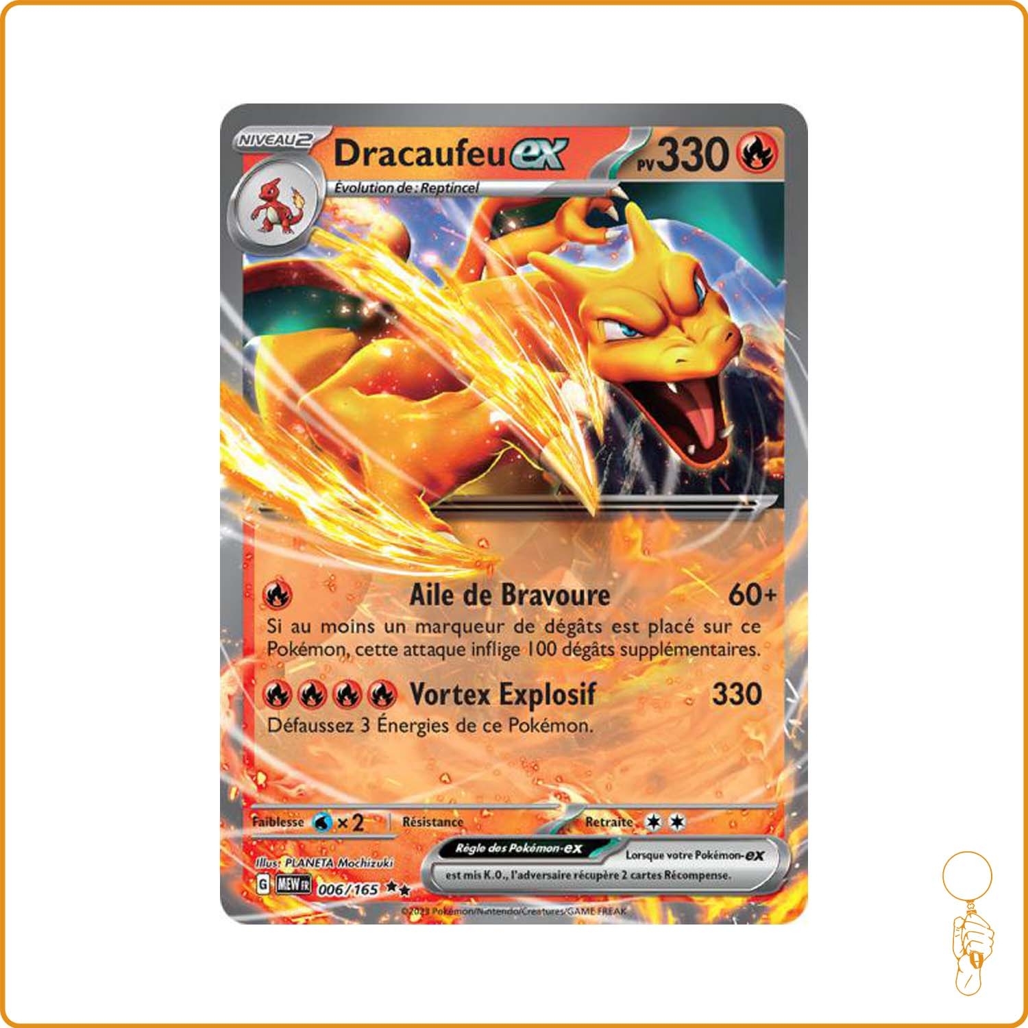 Ultra - Pokemon - 151 - Dracaufeu-ex 6/165