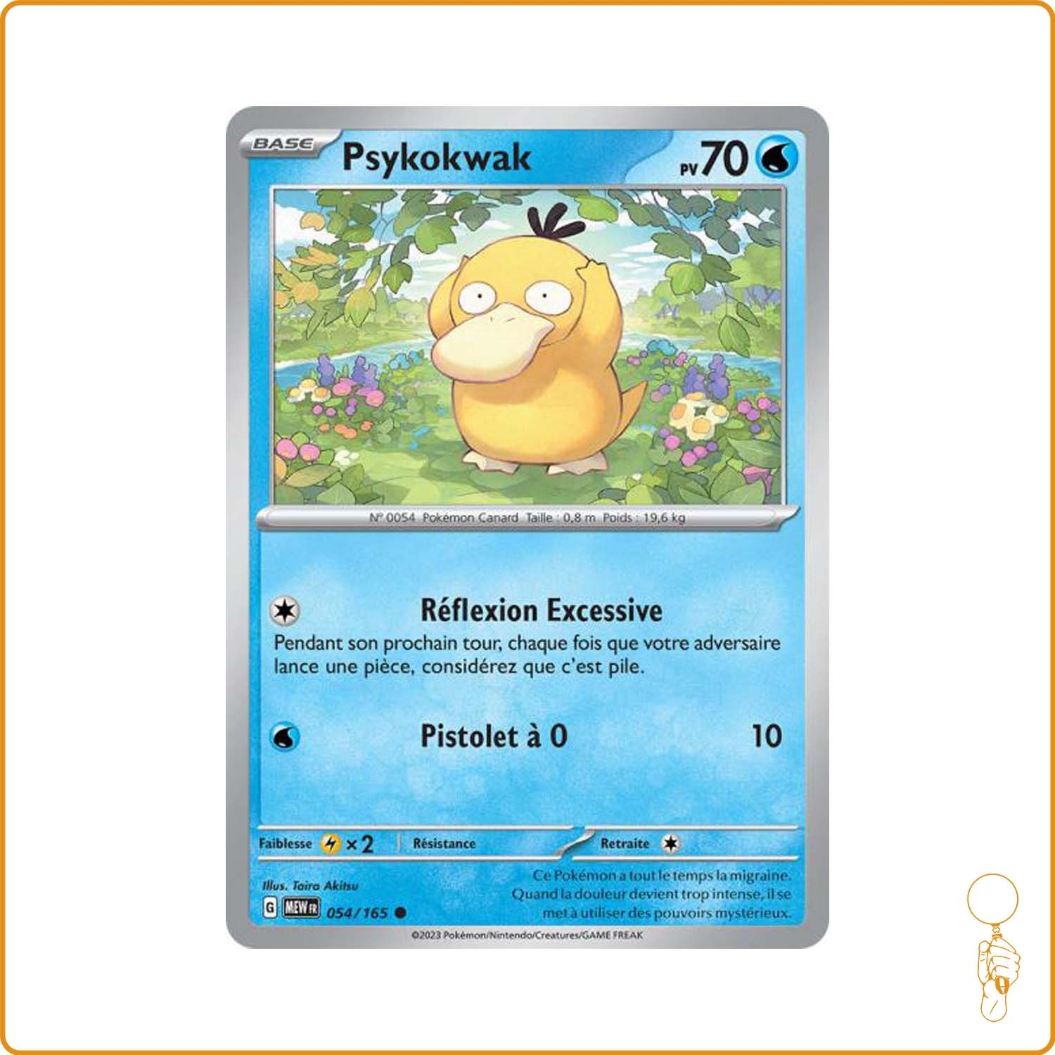 Commune - Pokemon - 151 - Psykokwak 54/165 Version - Etat Français - NM