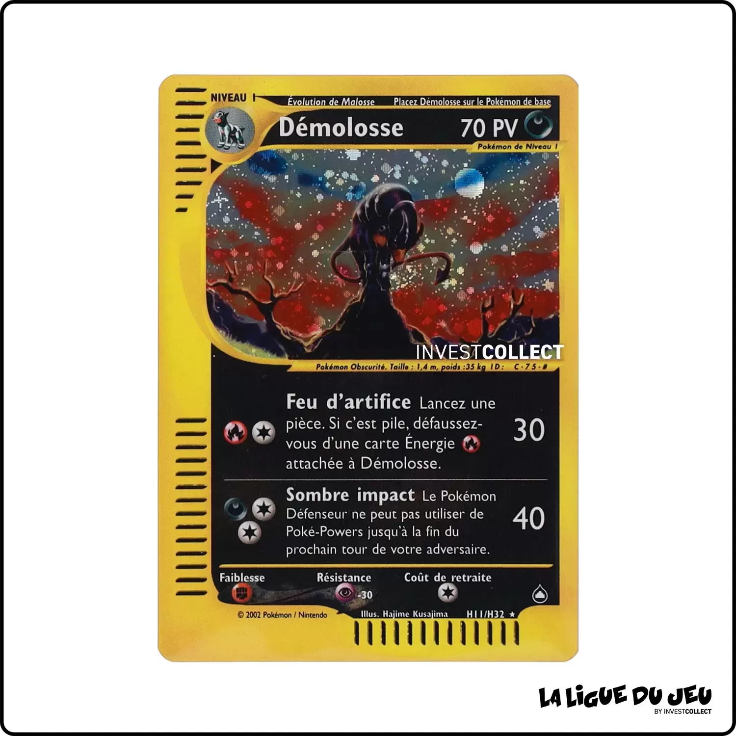 Holo - Pokemon - Aquapolis - Démolosse H11/H32