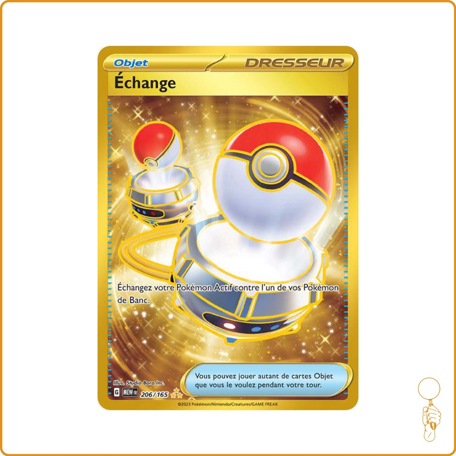 Secrete - Pokemon - 151 - Échange 206/165 Version - Etat Français - EXC
