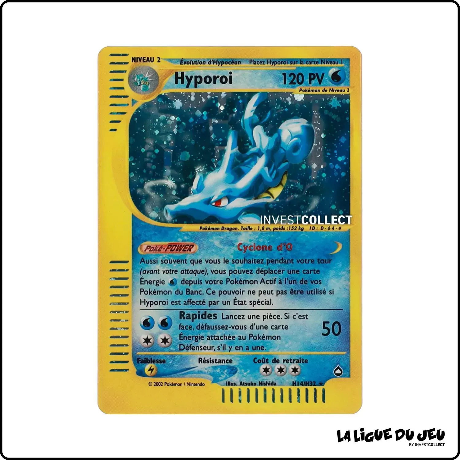 Holo - Pokemon - Aquapolis - Hyporoi H14/H32