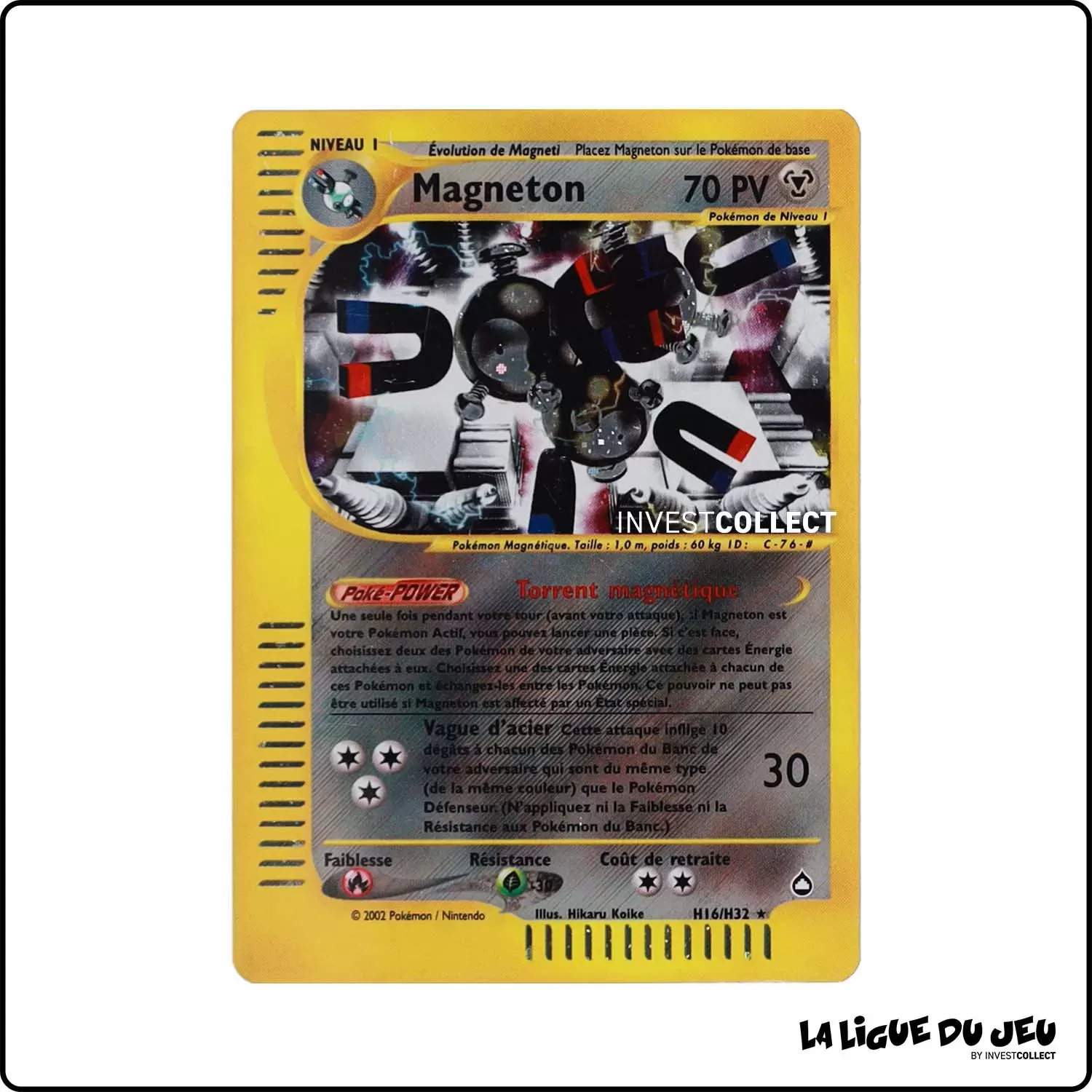 Holo - Pokemon - Aquapolis - Magneton H16/H32