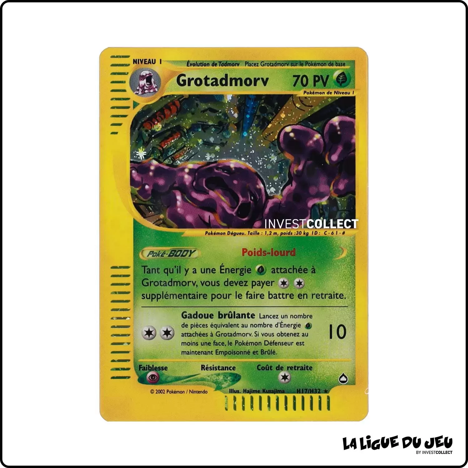 Holo - Pokemon - Aquapolis - Grotadmorv H17/H32