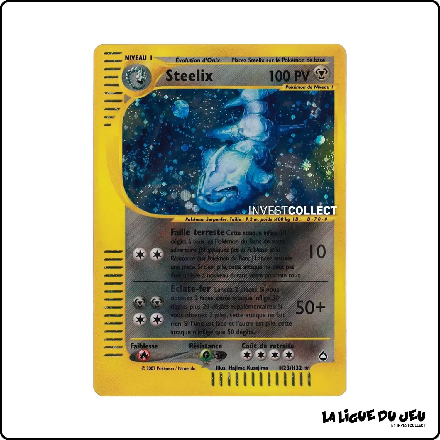 Holo - Pokemon - Aquapolis - Steelix H23/H32