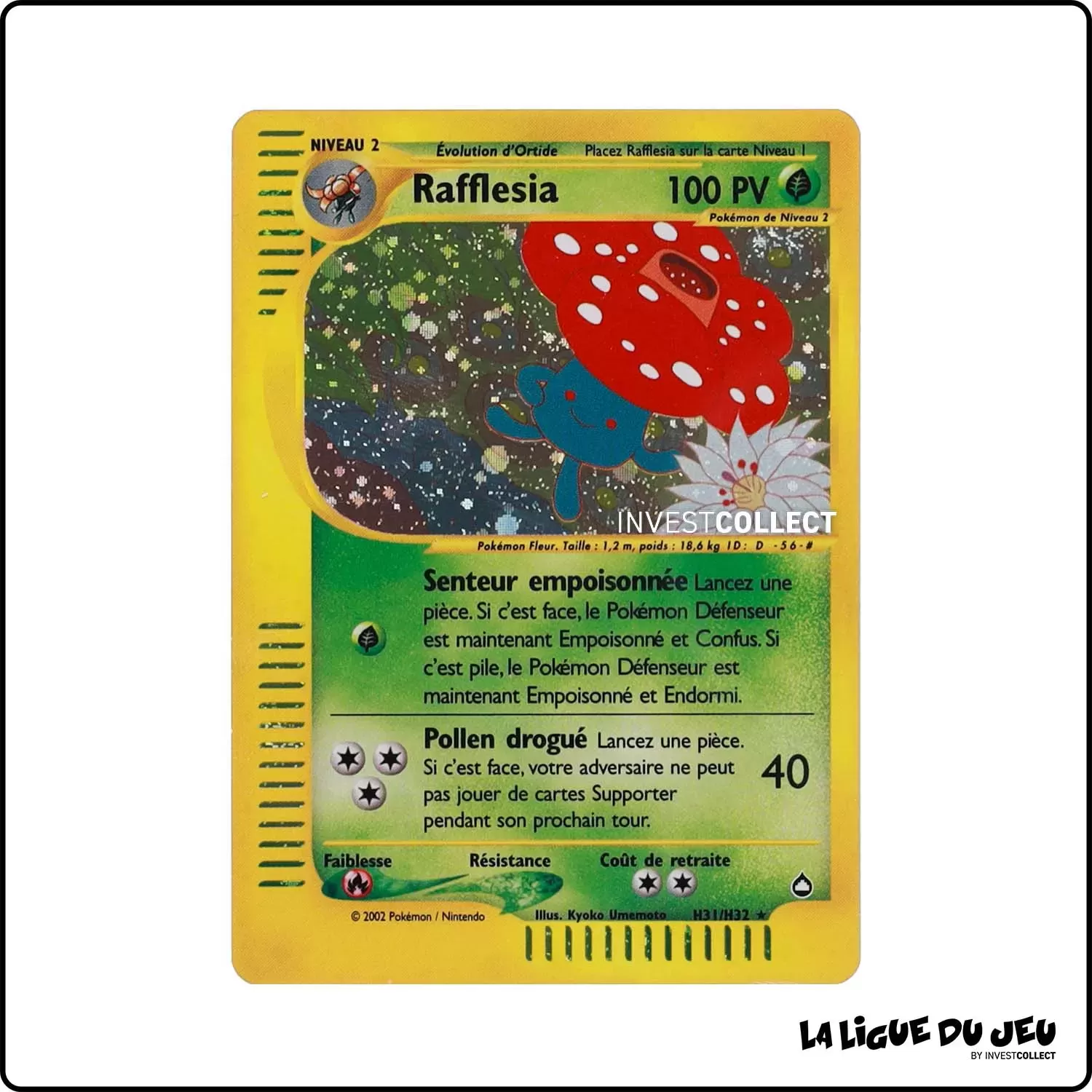 Holo - Pokemon - Aquapolis - Rafflesia H31/H32