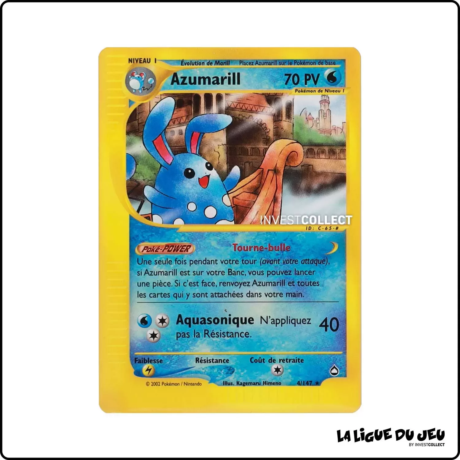 Rare - Pokemon - Aquapolis - Azumarill 4/147