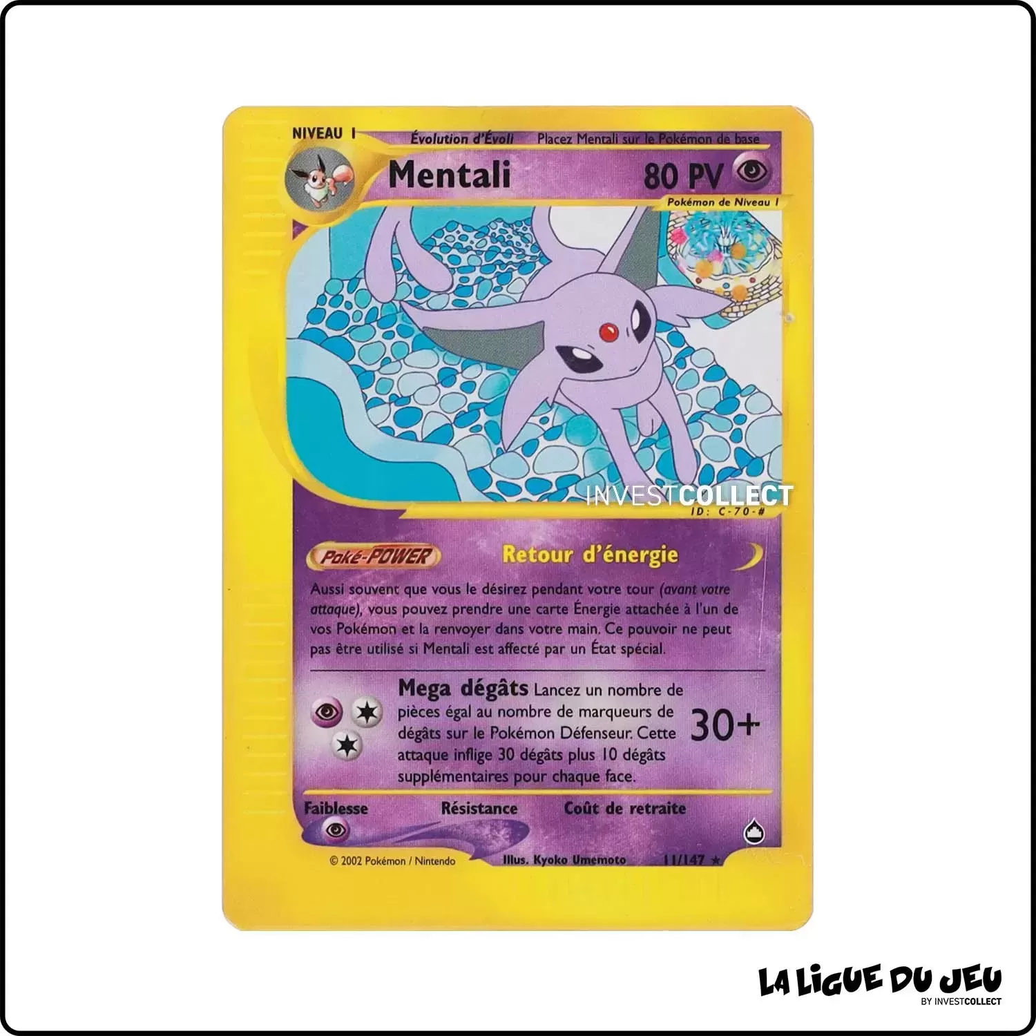 Rare - Pokemon - Aquapolis - Mentali 11/147