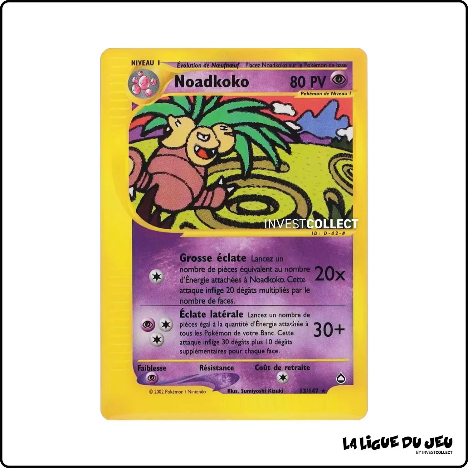 Rare - Pokemon - Aquapolis - Noadkoko 13/147