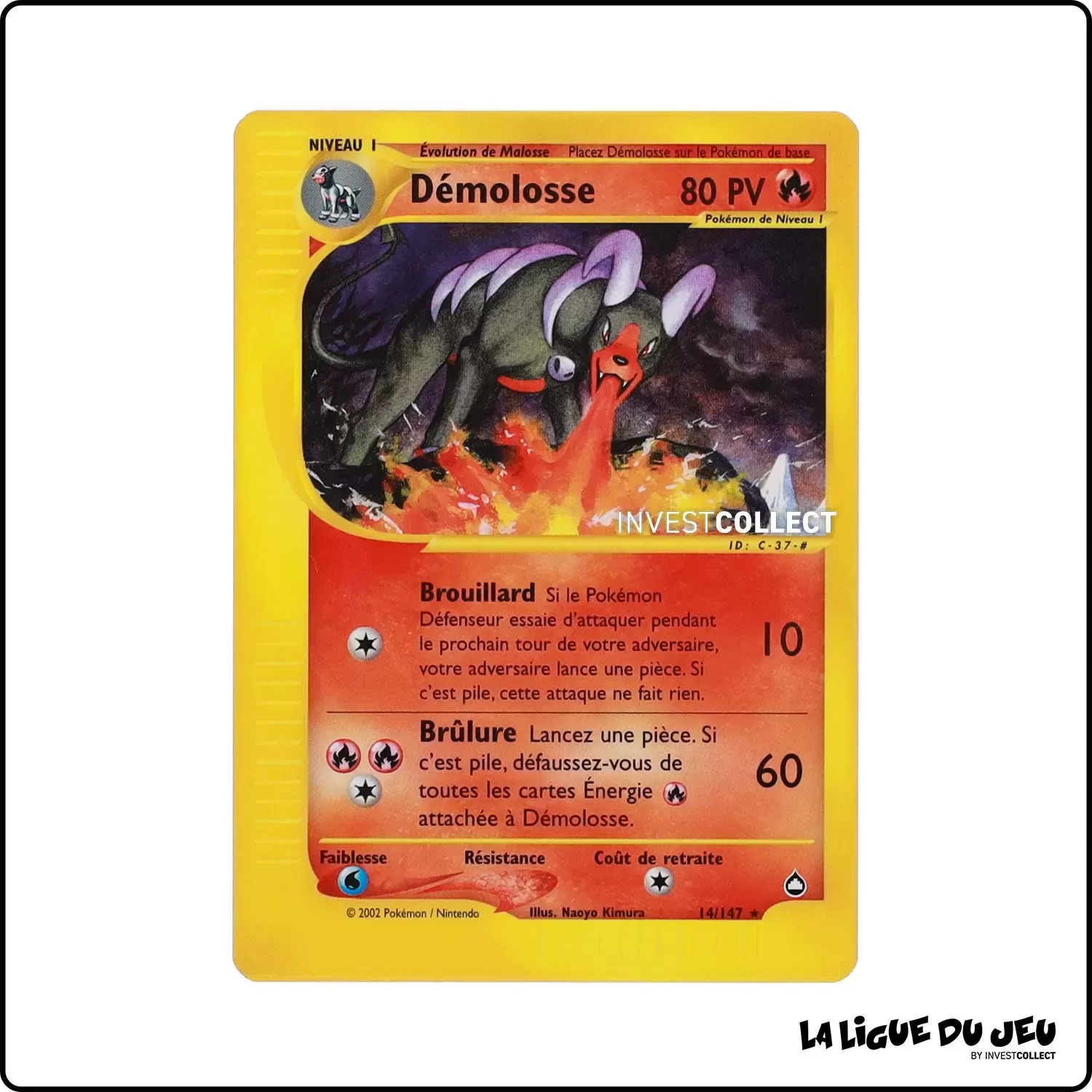 Rare - Pokemon - Aquapolis - Démolosse 14/147