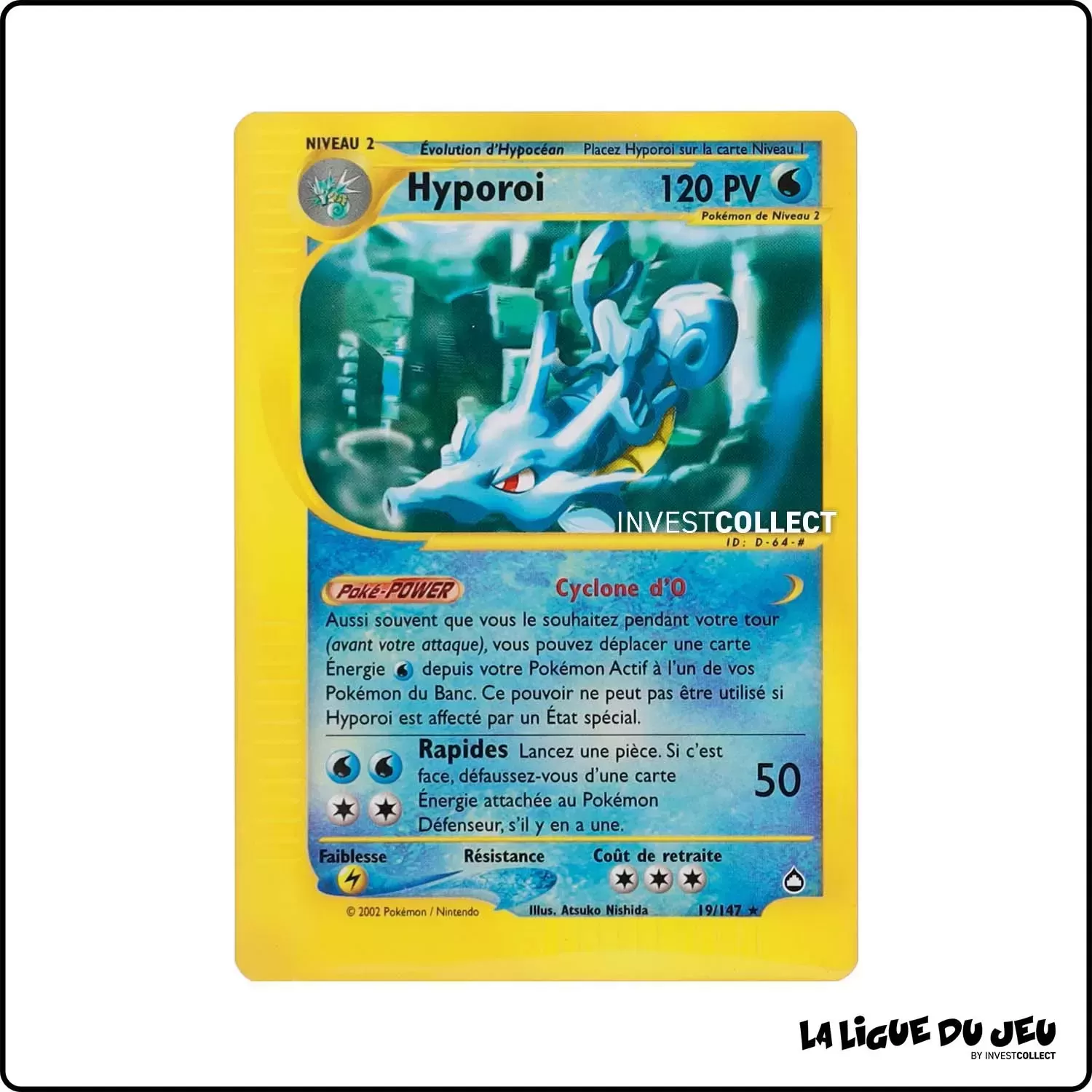 Rare - Pokemon - Aquapolis - Hyporoi 19/147