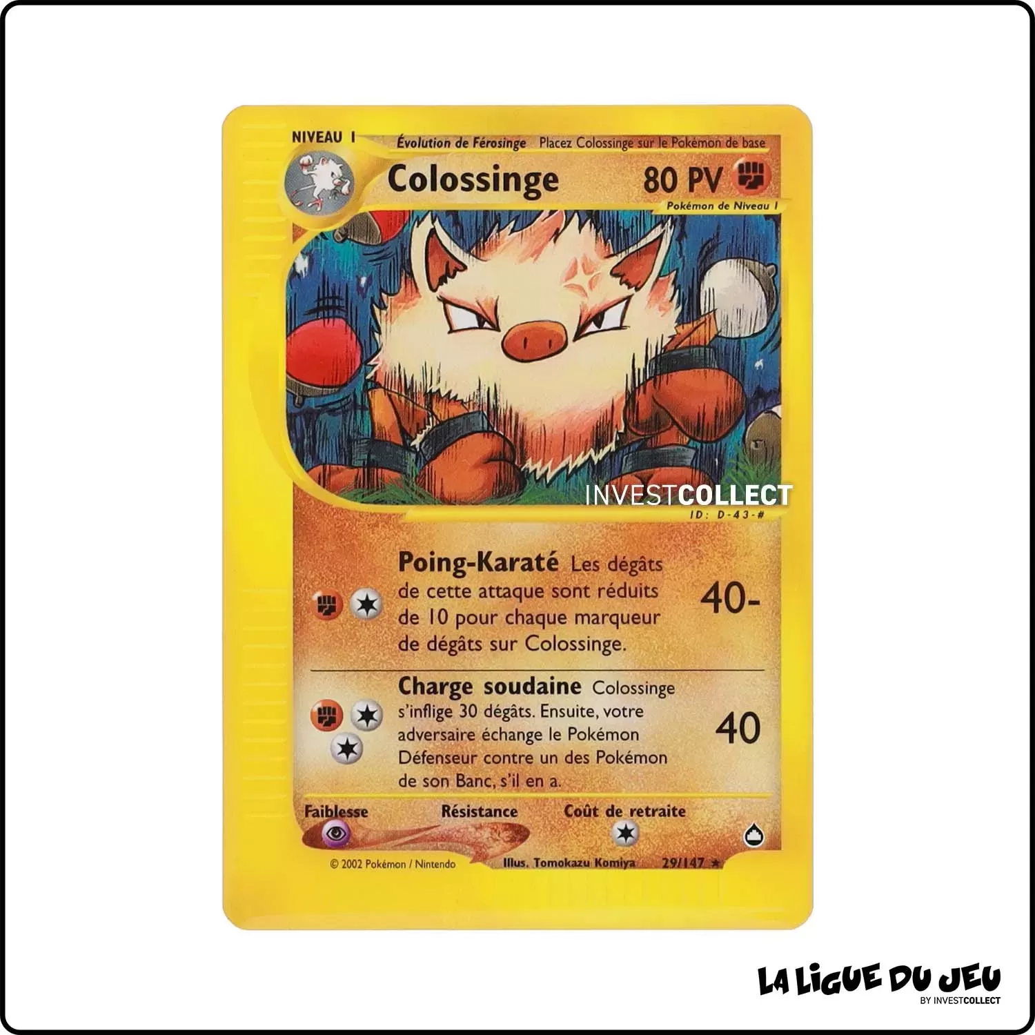 Rare - Pokemon - Aquapolis - Colossinge 29/147