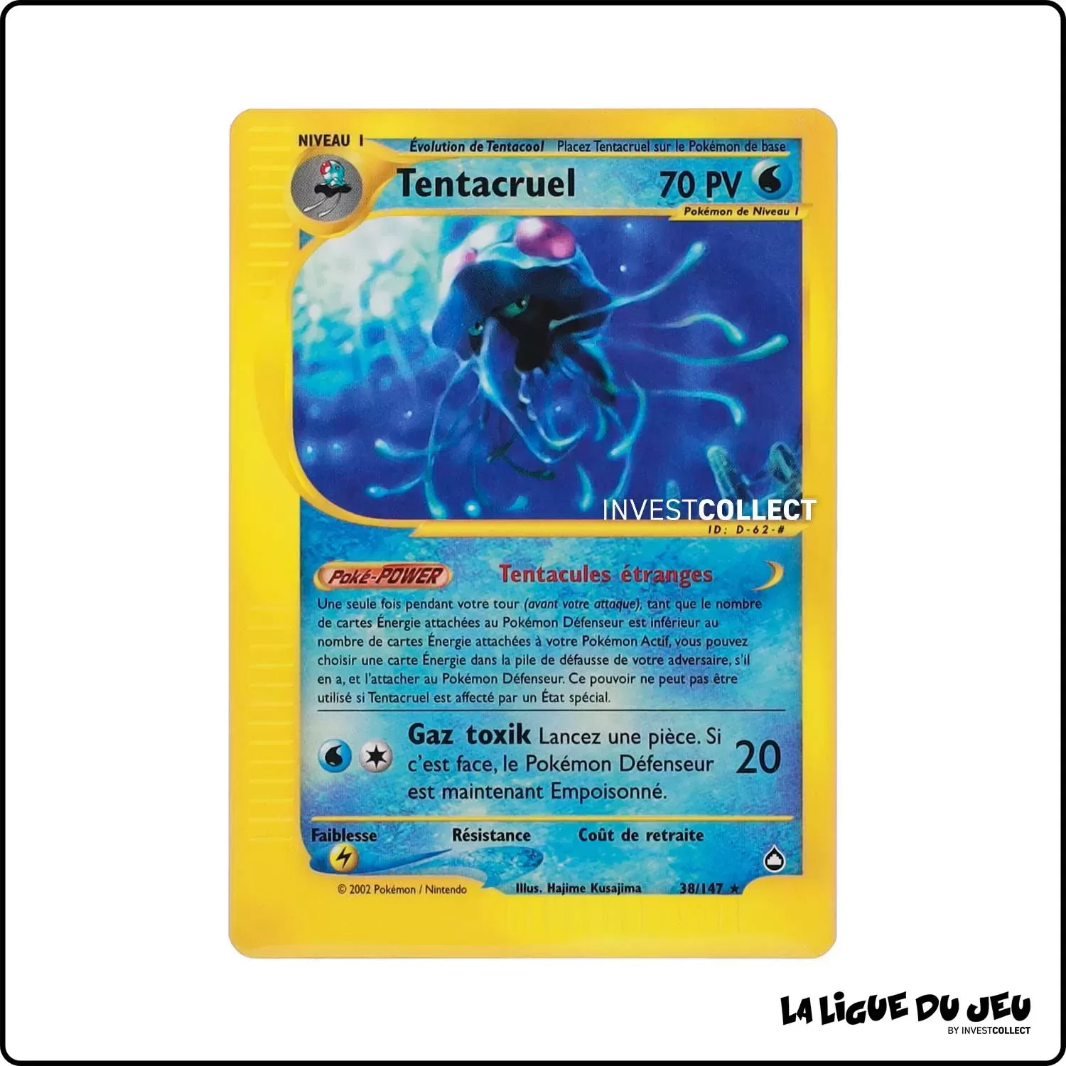 Rare - Pokemon - Aquapolis - Tentacruel 38/147